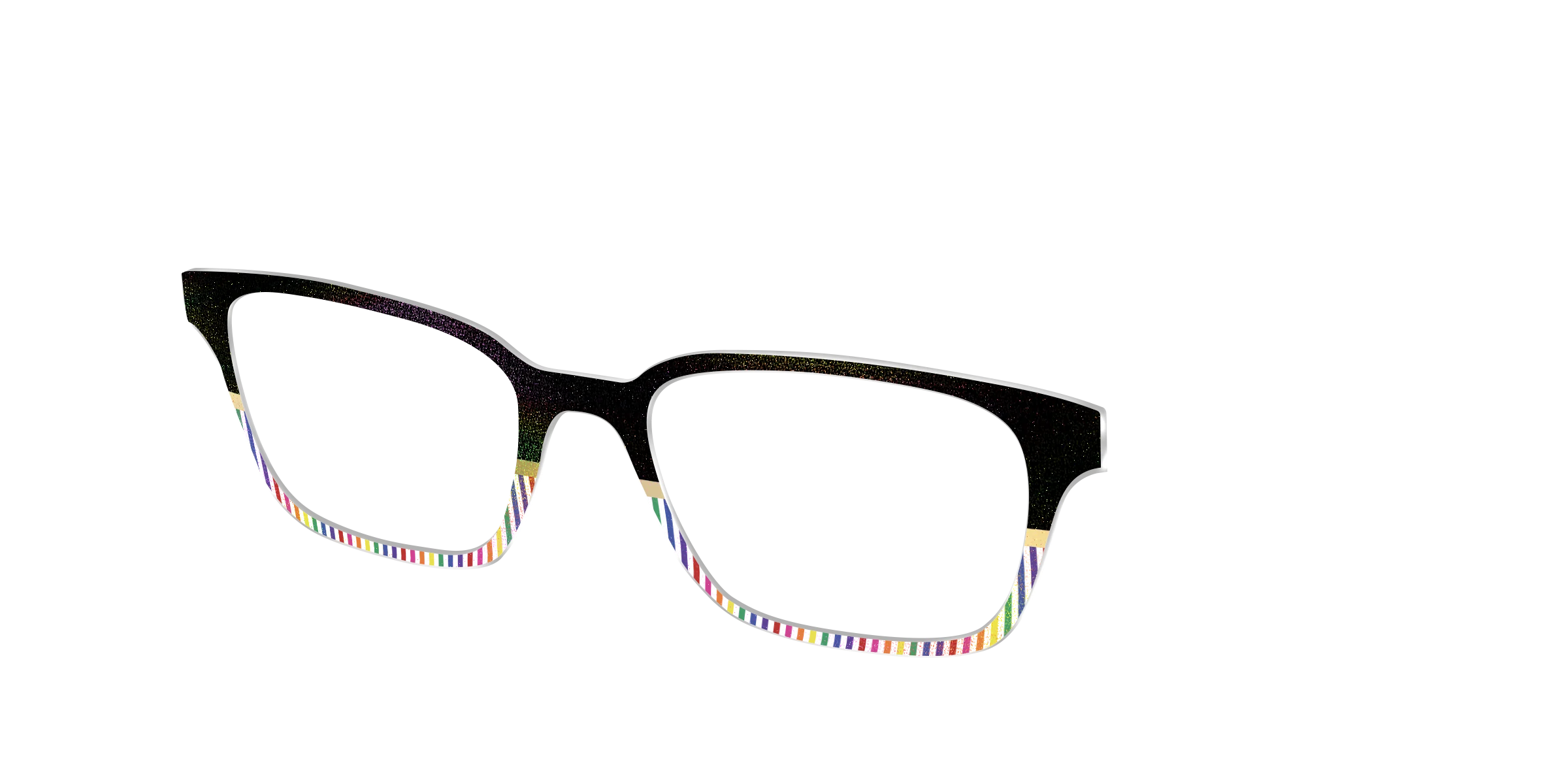 The Chic Pride Stripes Crystal with Gold Foil - Image 22