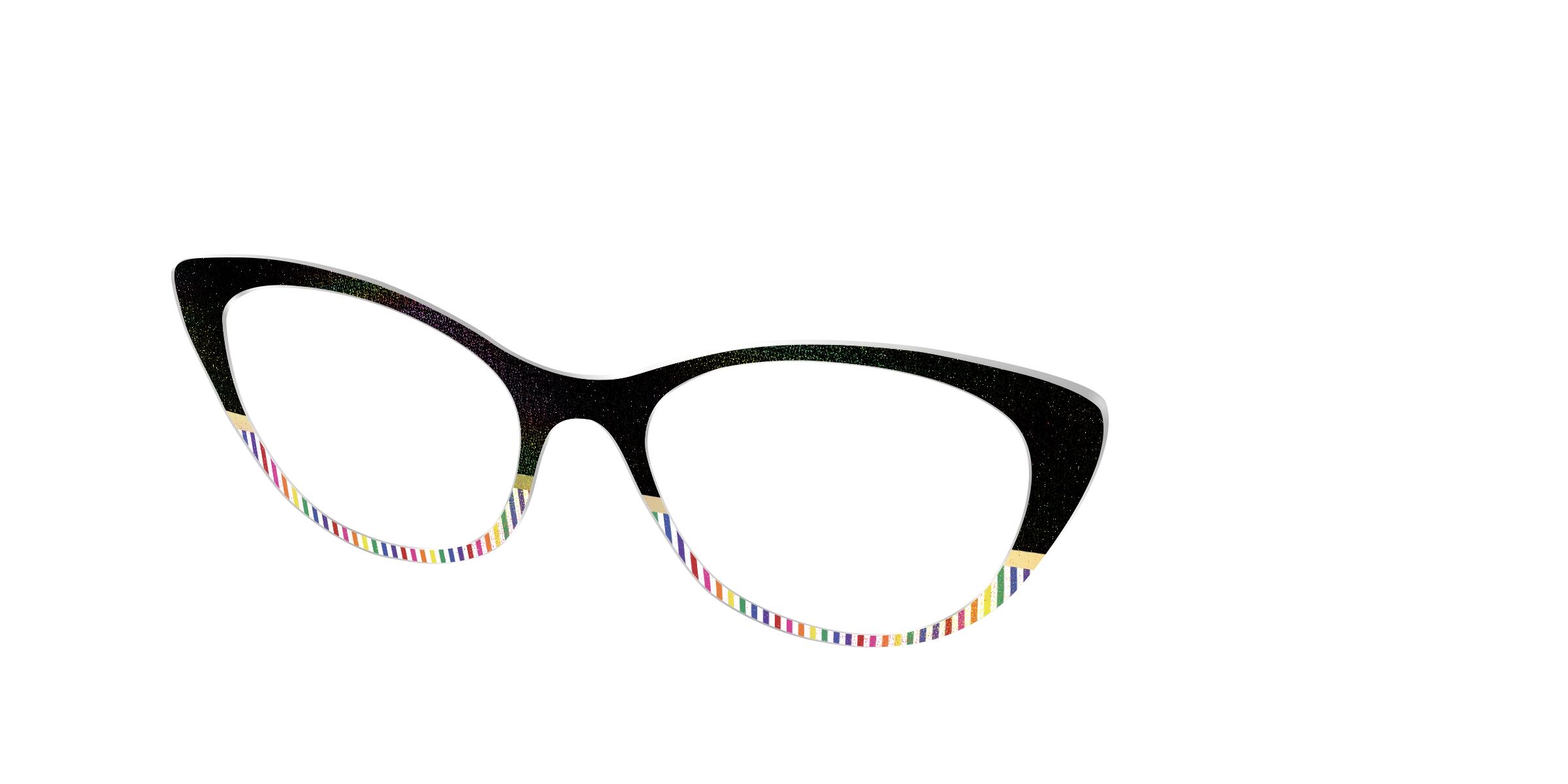 The Chic Pride Stripes Crystal with Gold Foil - Image 24