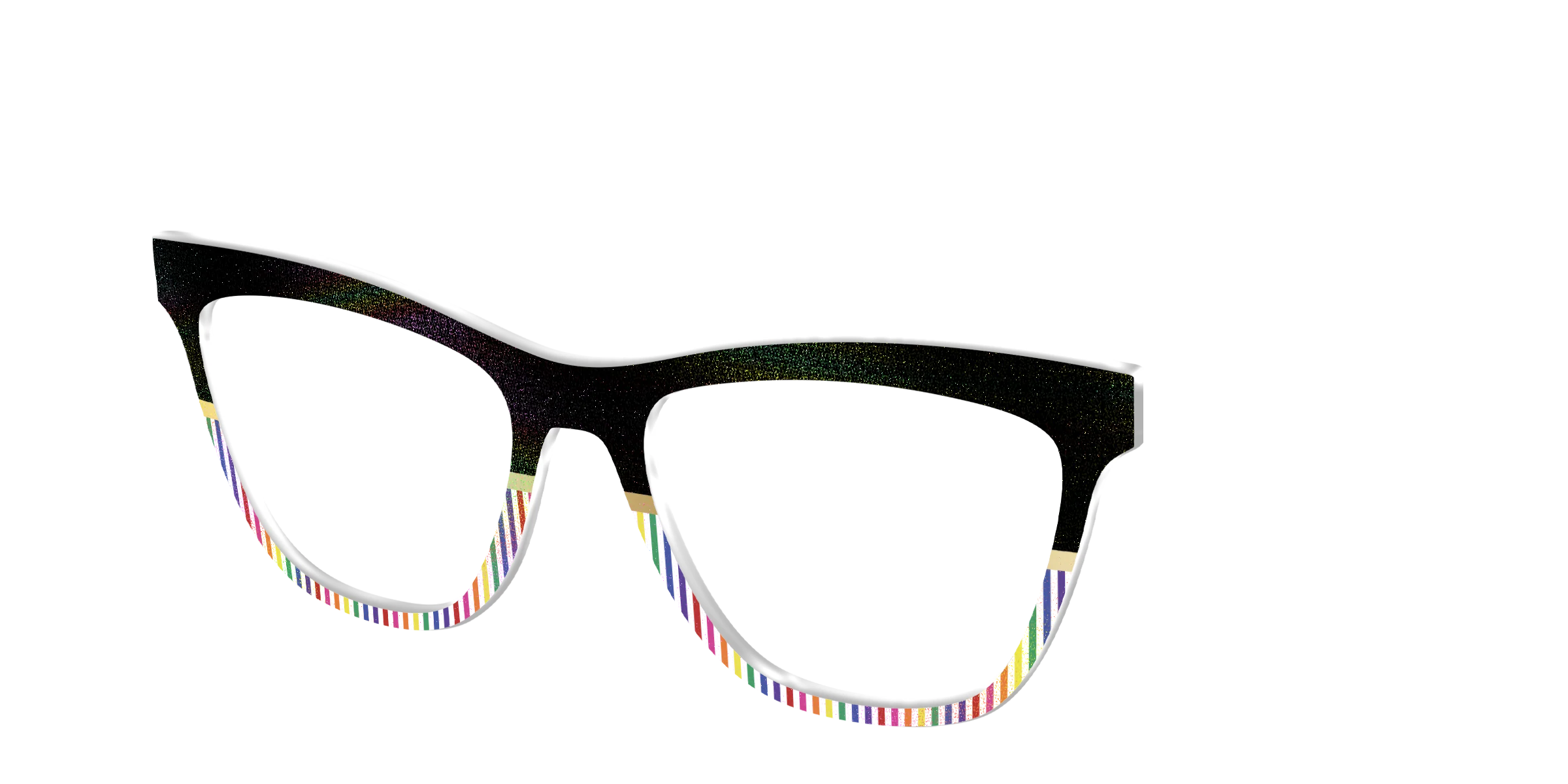 The Chic Pride Stripes Crystal with Gold Foil - Image 30