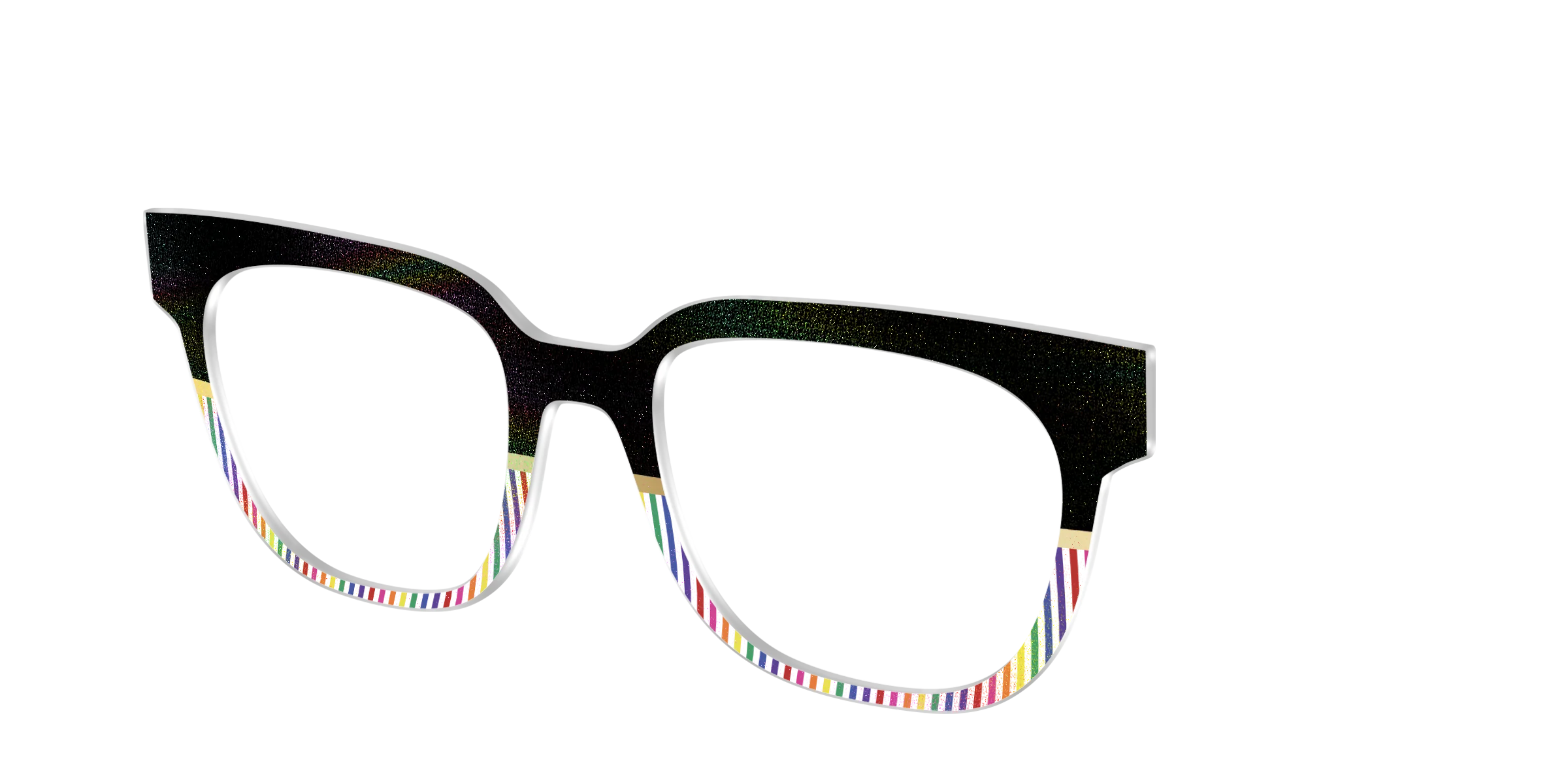 The Chic Pride Stripes Crystal with Gold Foil - Image 32