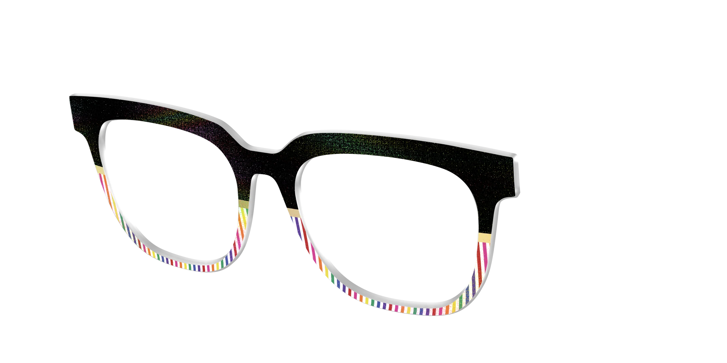 The Chic Pride Stripes Crystal with Gold Foil - Image 38
