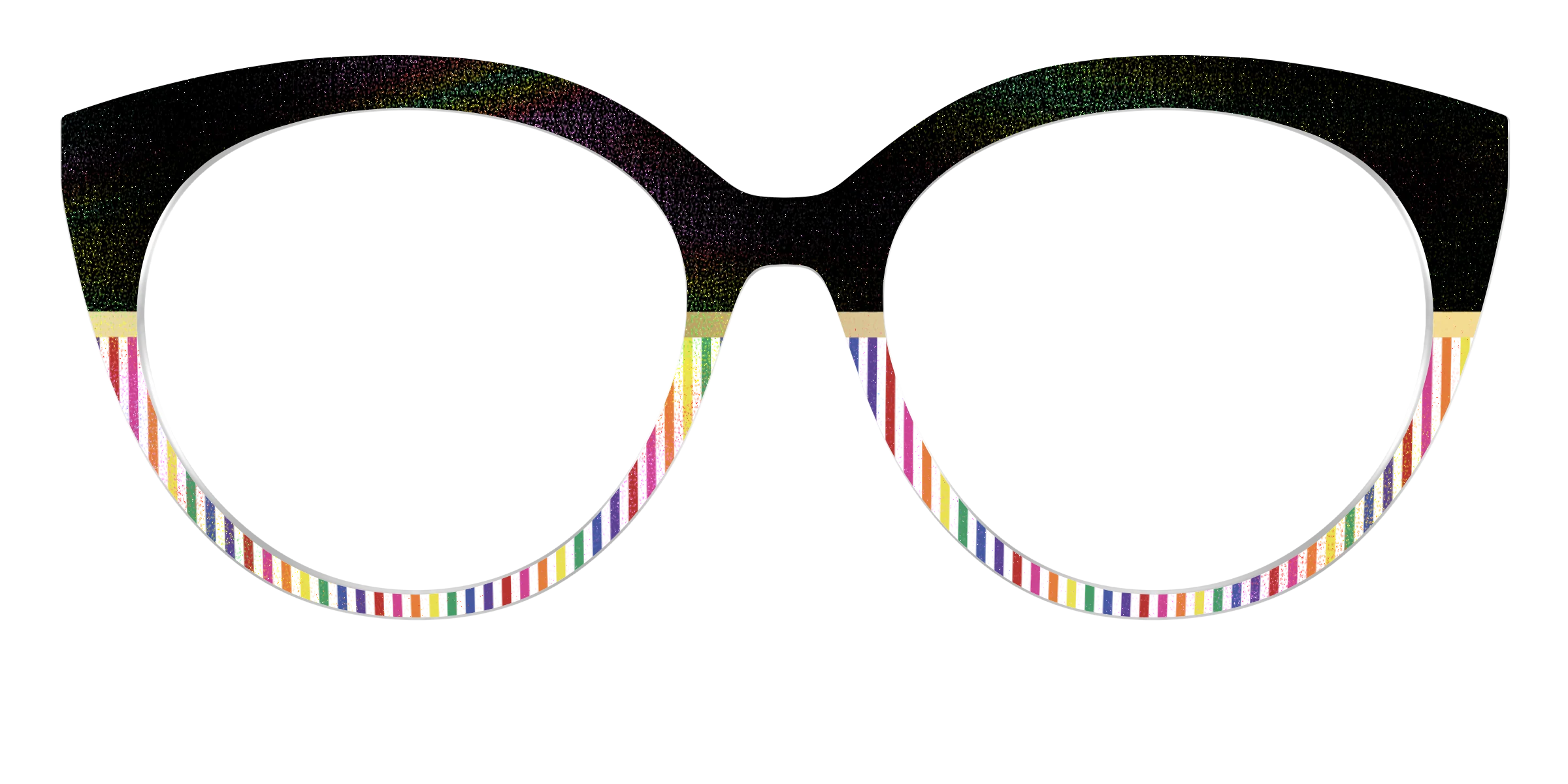 The Chic Pride Stripes Crystal with Gold Foil - Image 43