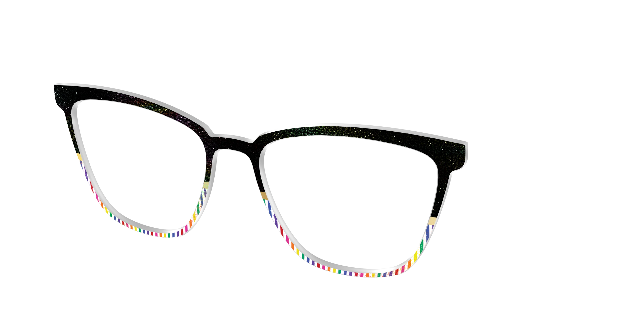The Chic Pride Stripes Crystal with Gold Foil - Image 58