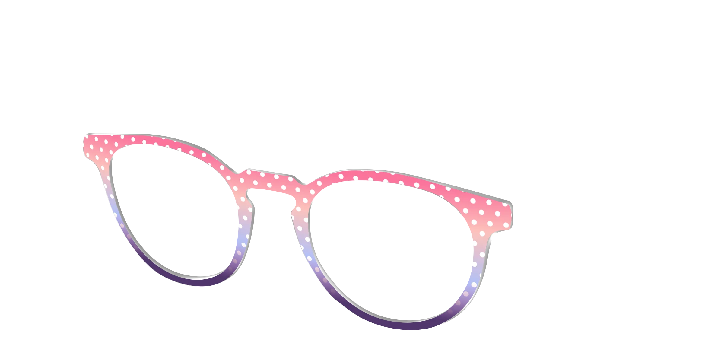 The Coral to Lilac Gradient Polka Dot - Image 20