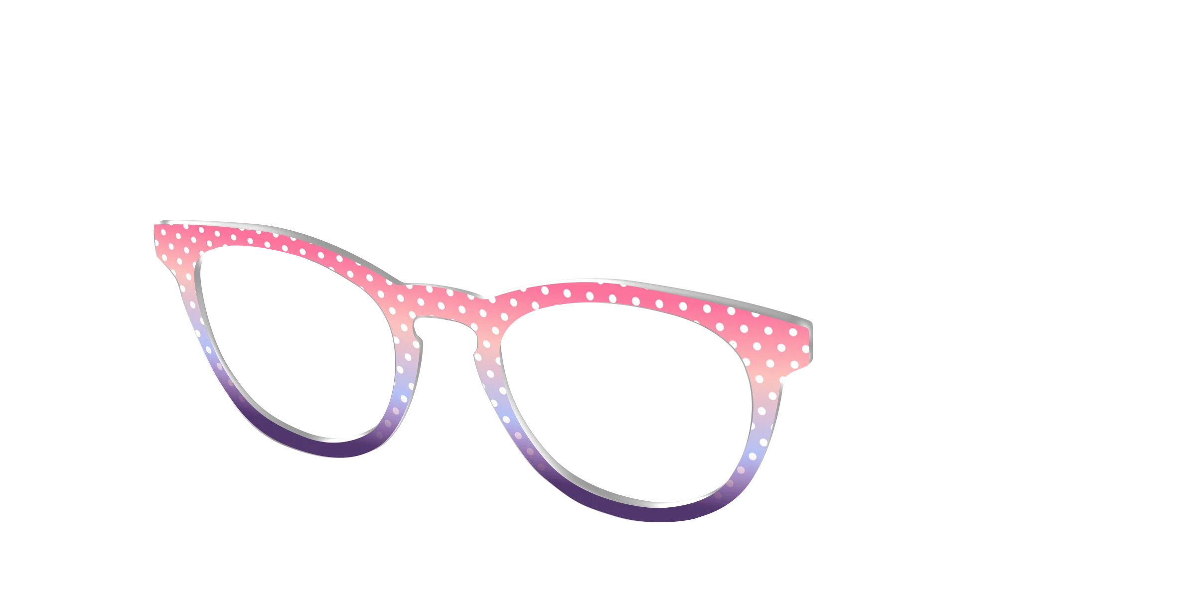 The Coral to Lilac Gradient Polka Dot - Image 4