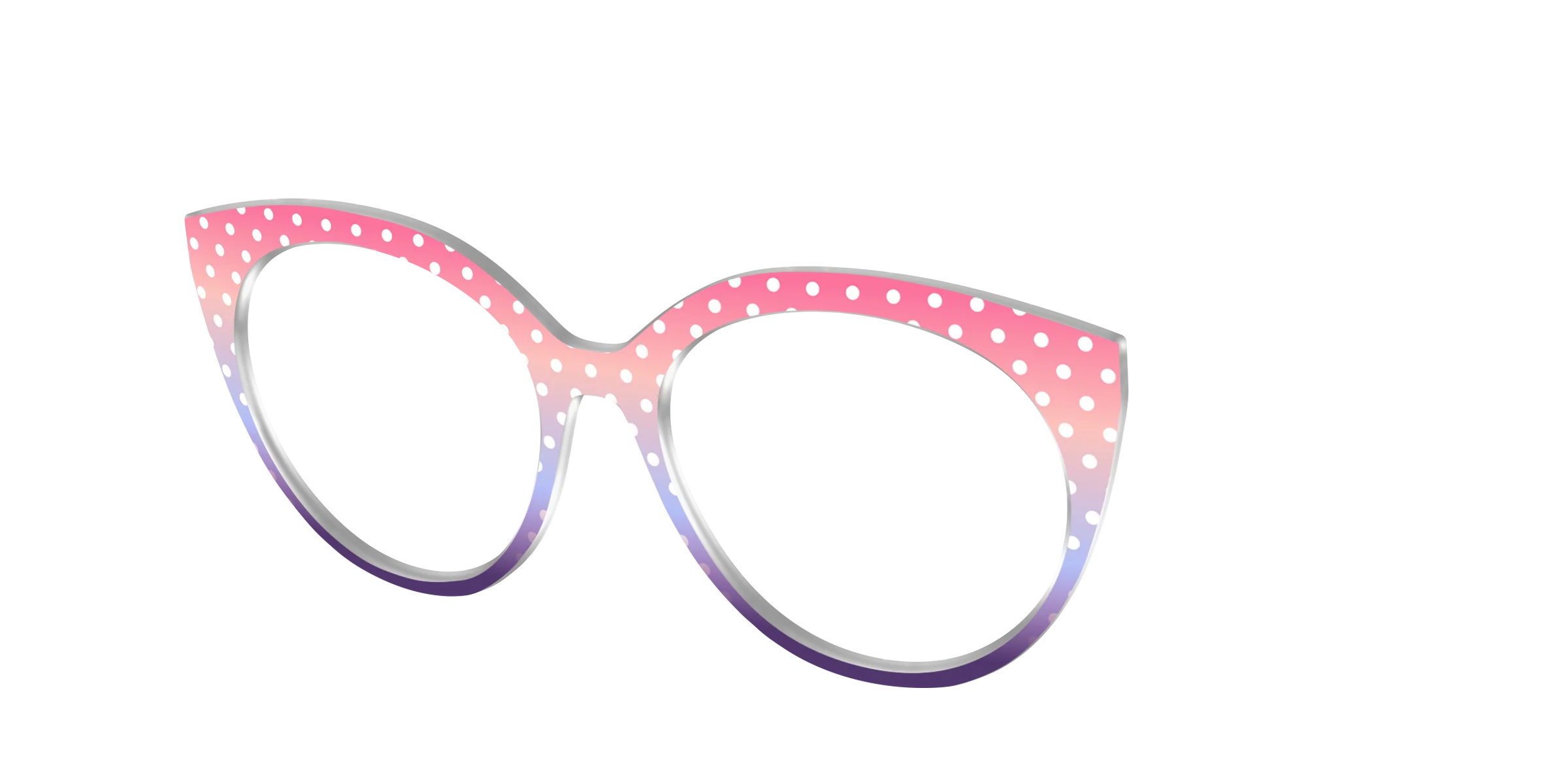 The Coral to Lilac Gradient Polka Dot - Image 44
