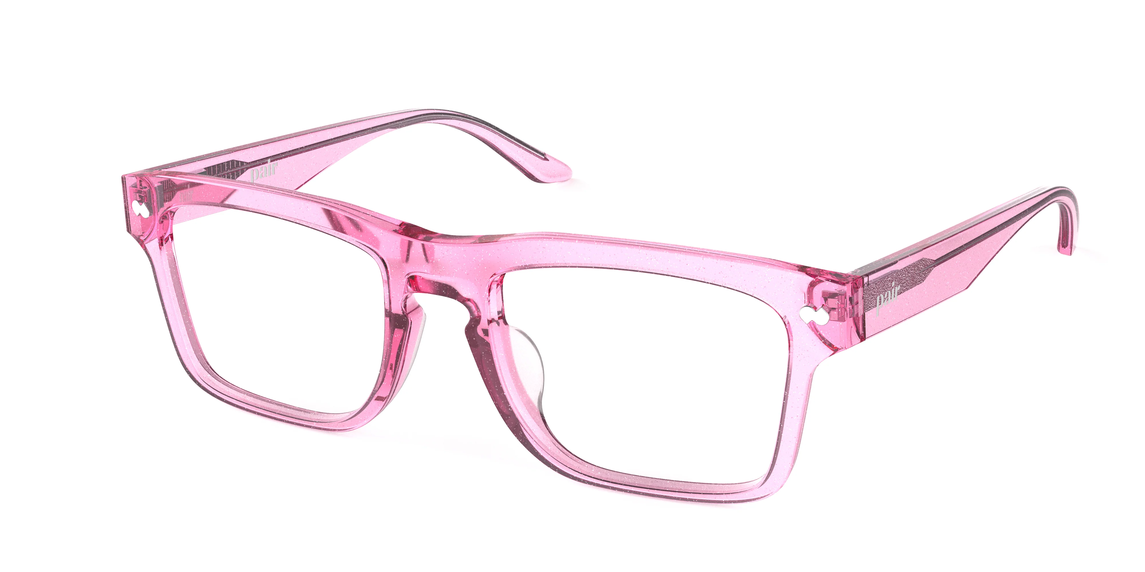 The Drew - Pink Glitter Clear - Image 3