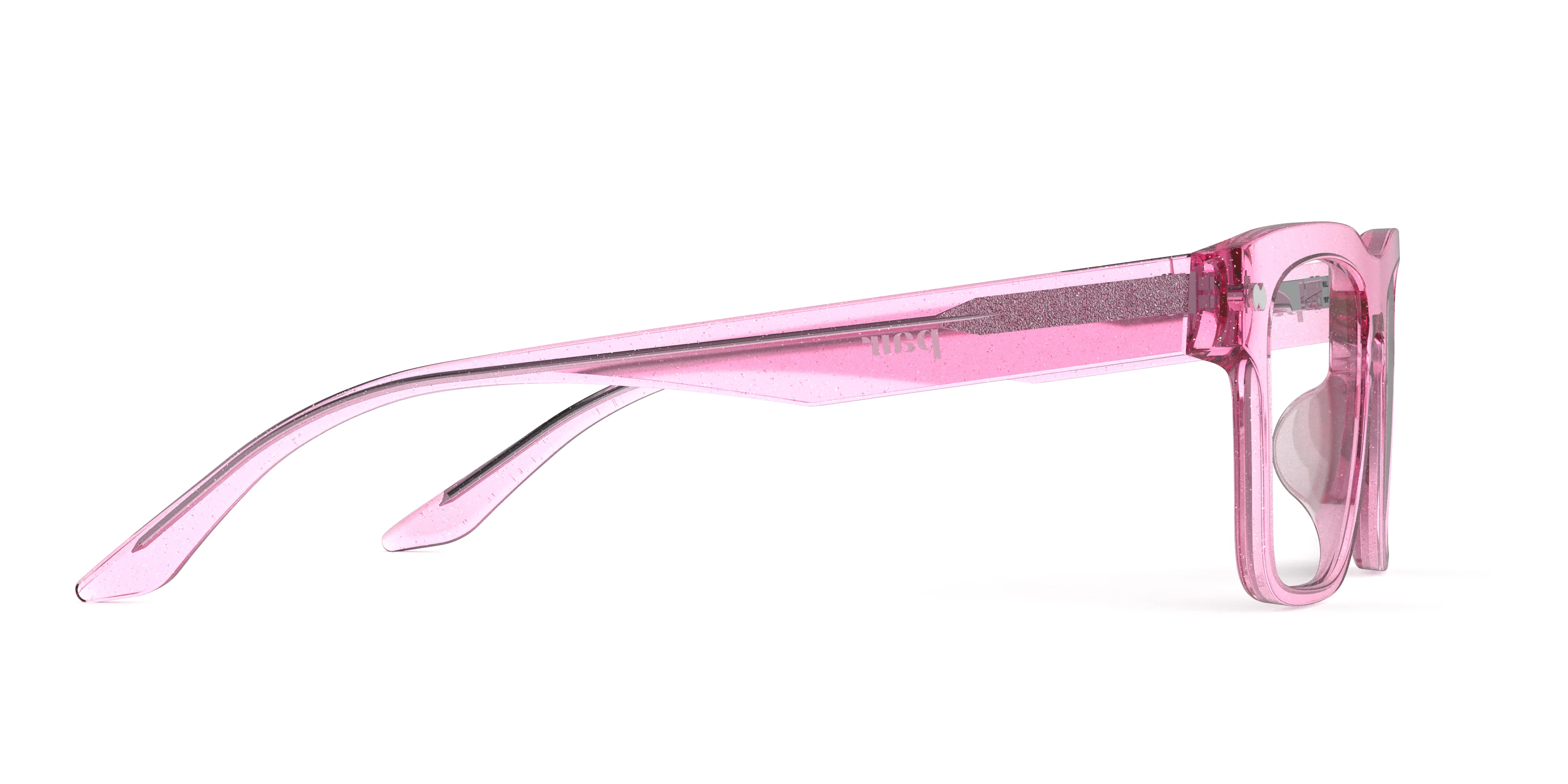 The Drew - Pink Glitter Clear - Image 4