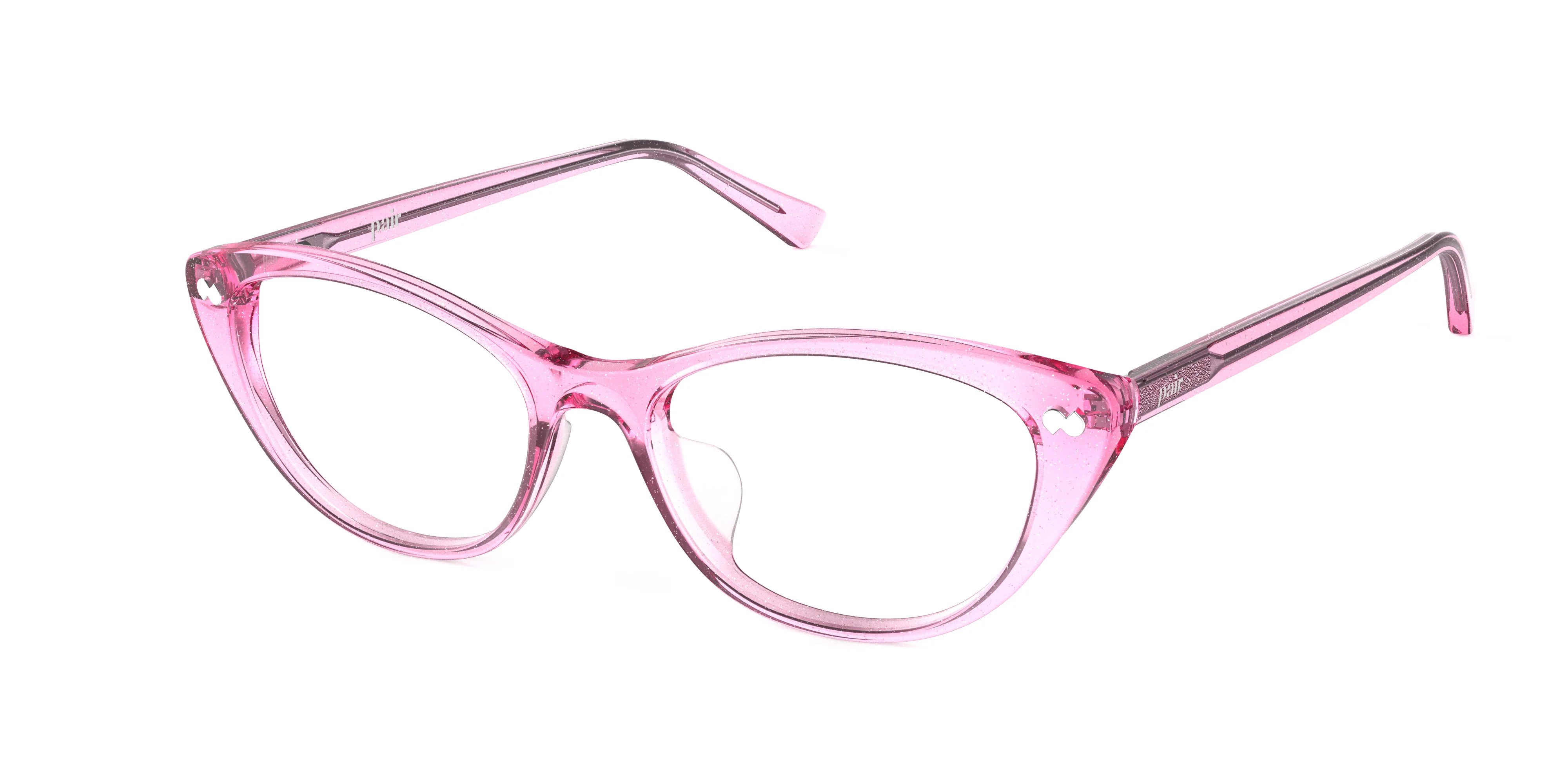 The ella - Pink Glitter Clear - Image 3