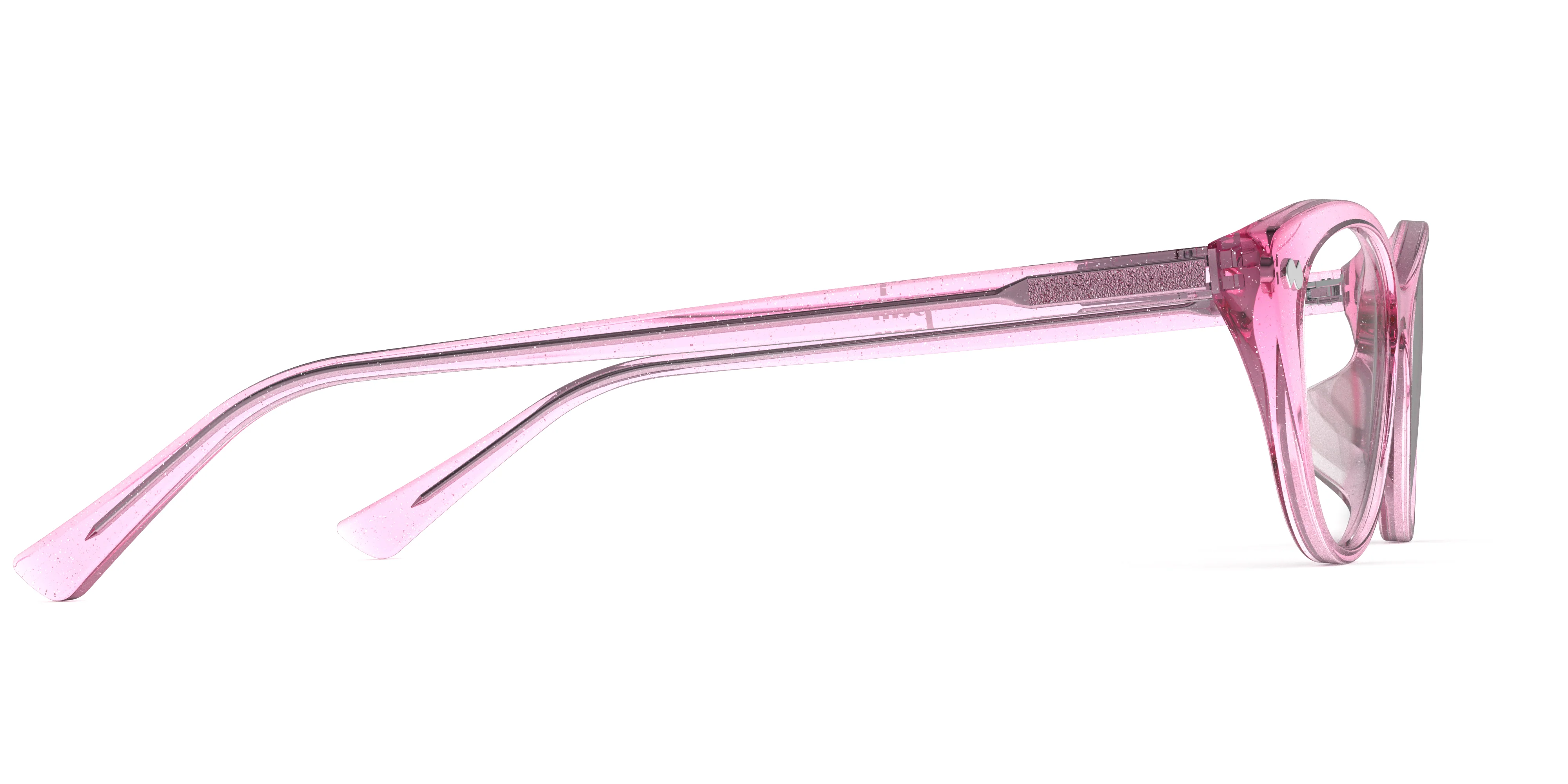 The ella - Pink Glitter Clear - Image 4