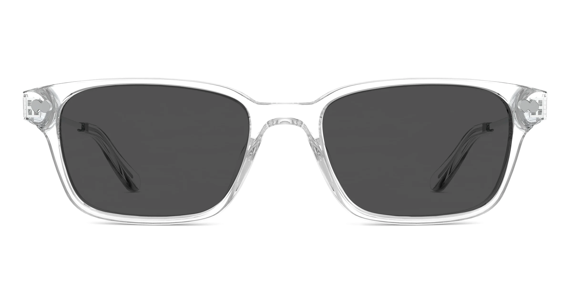 The Finley - Crystal Clear Acetate Silver Metal Sun - Image 3
