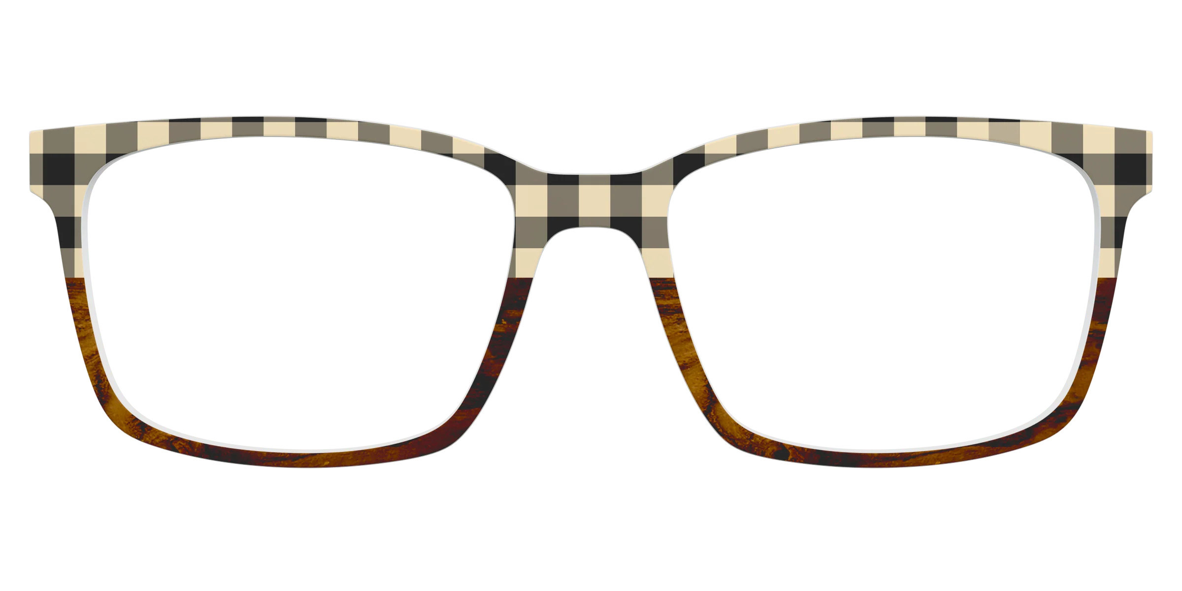 The Ivory Plaid Wood Split - Image 11