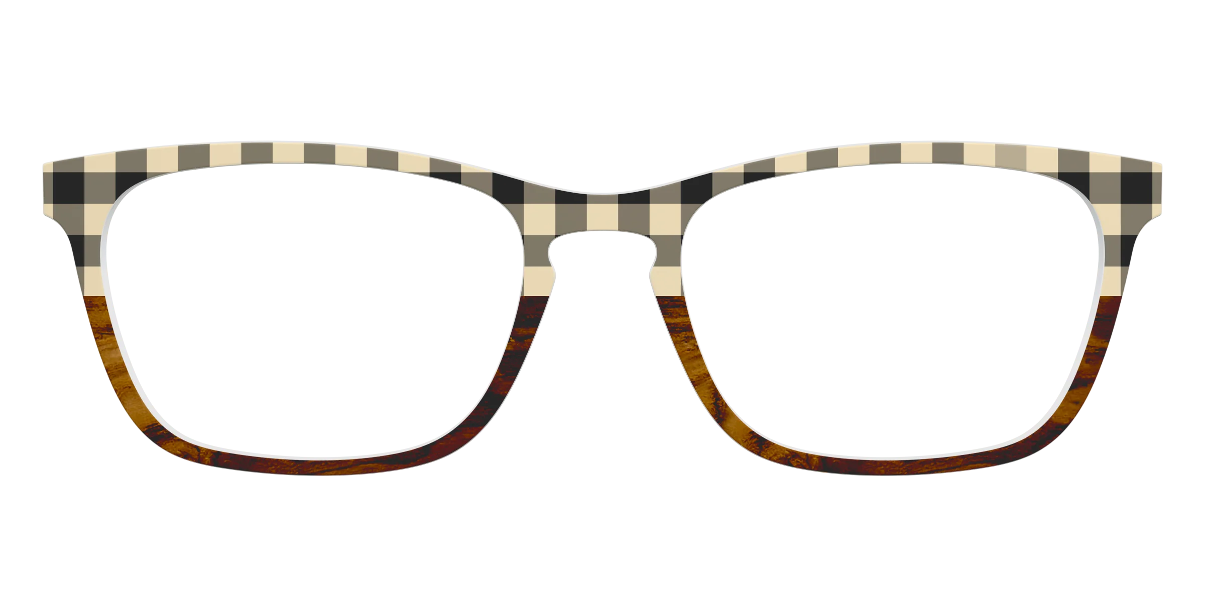 The Ivory Plaid Wood Split - Image 13