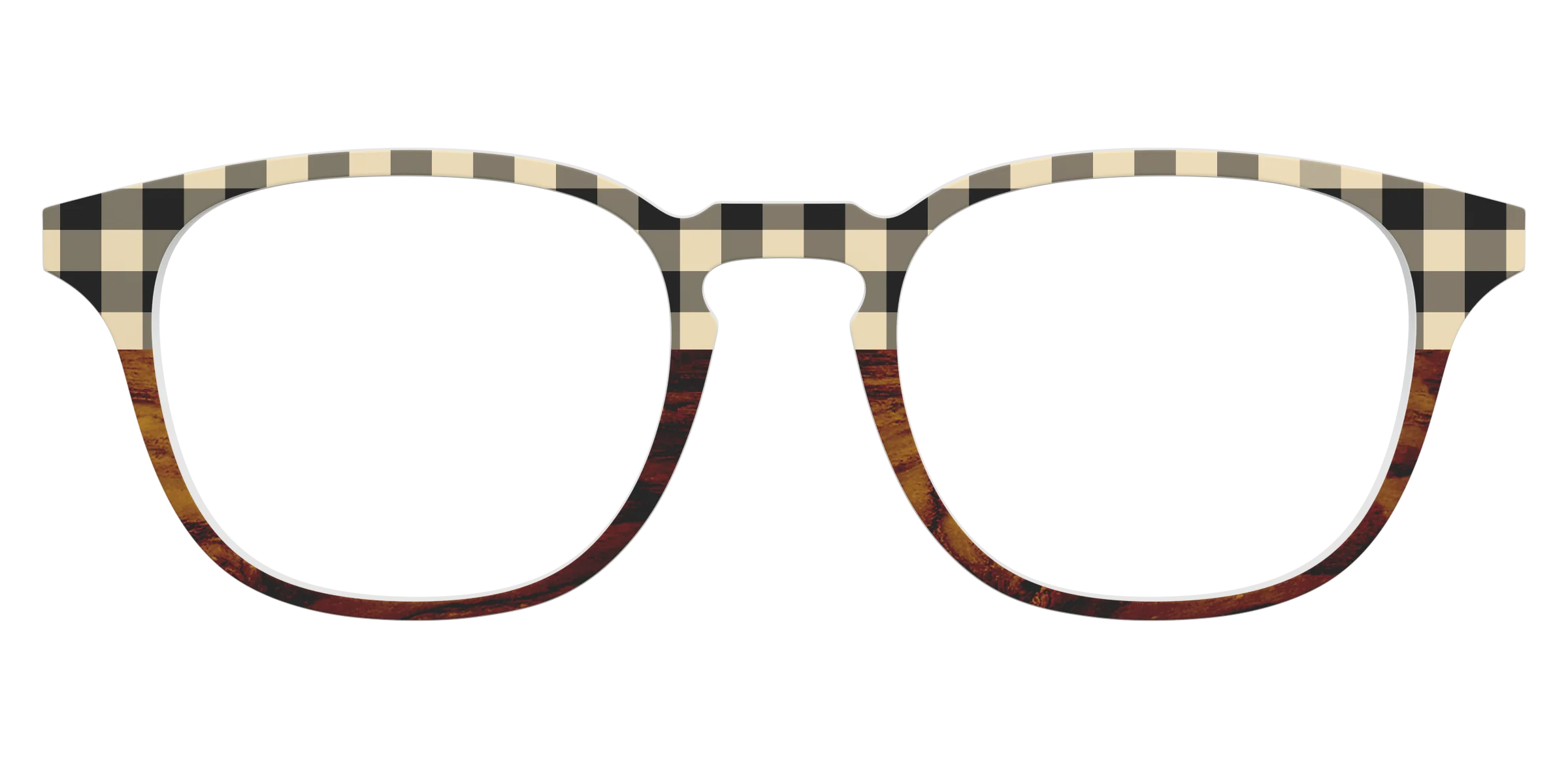 The Ivory Plaid Wood Split - Image 17