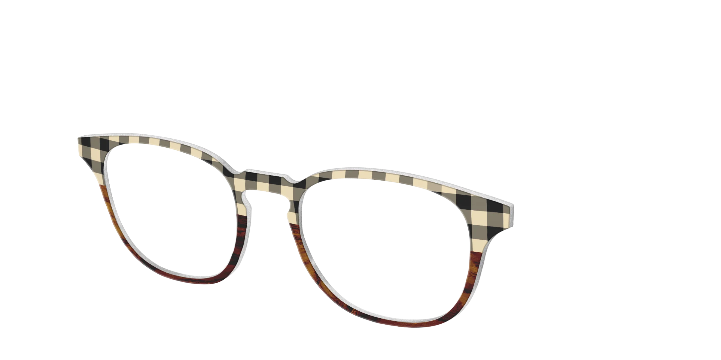 The Ivory Plaid Wood Split - Image 18