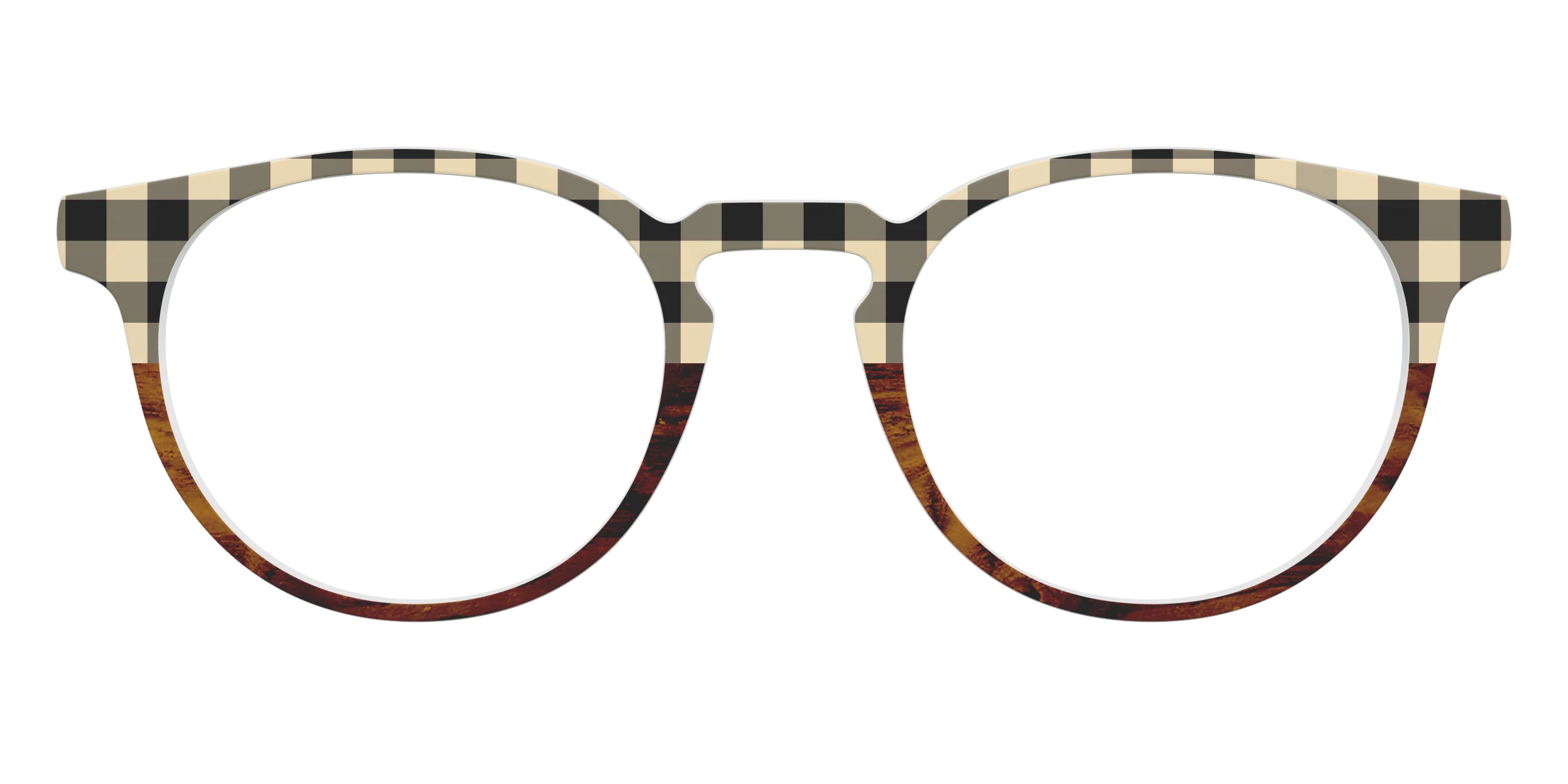 The Ivory Plaid Wood Split - Image 19