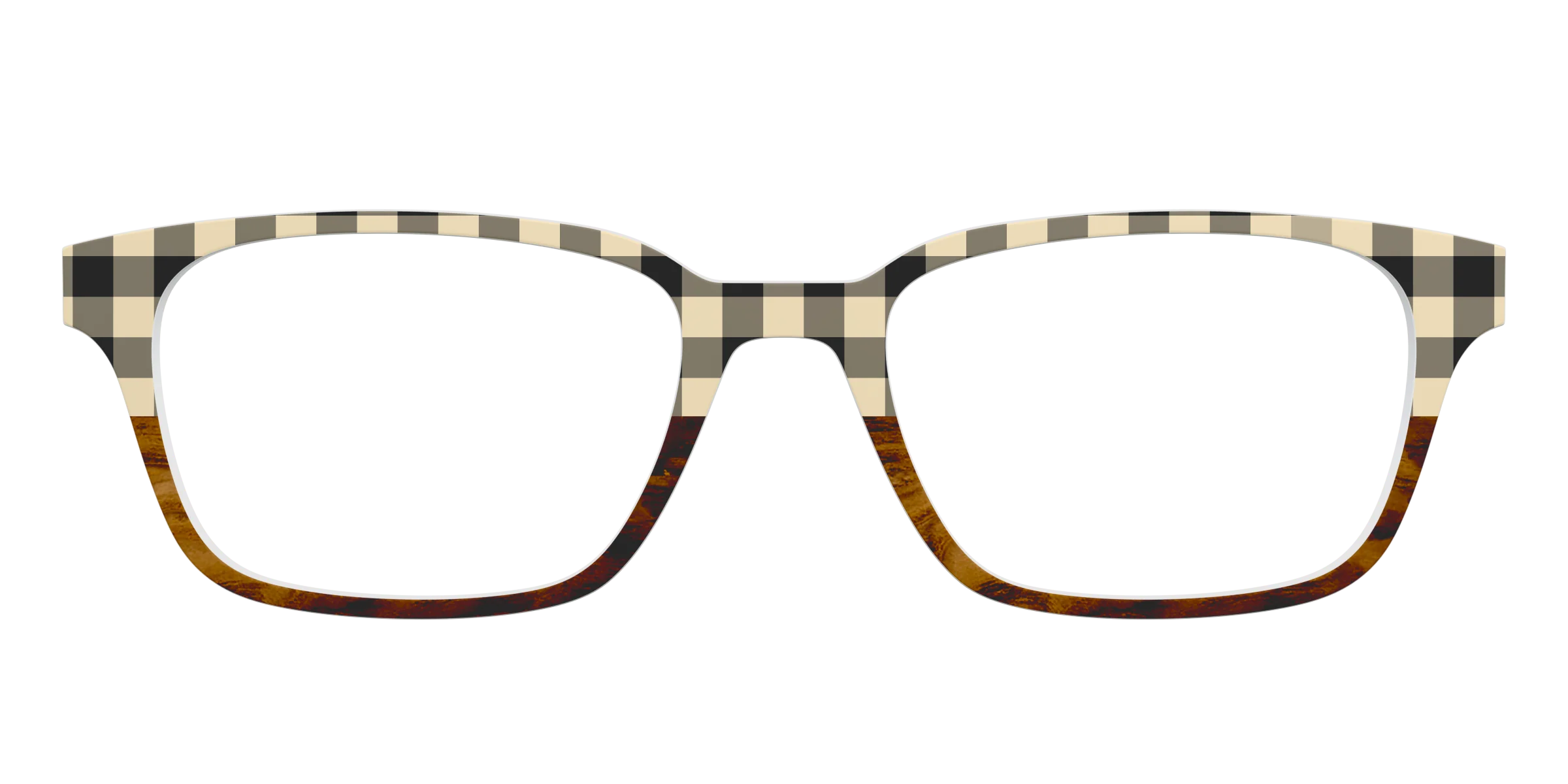 The Ivory Plaid Wood Split - Image 21
