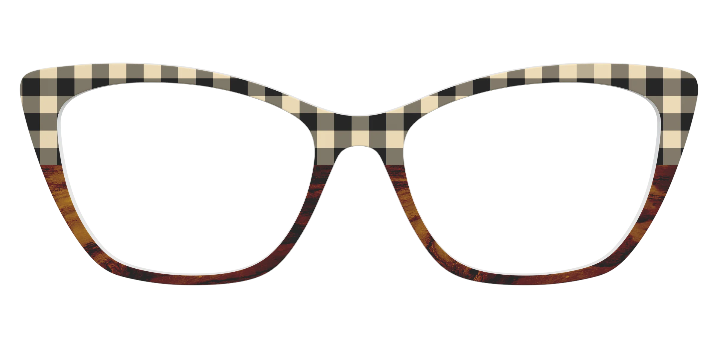 The Ivory Plaid Wood Split - Image 25