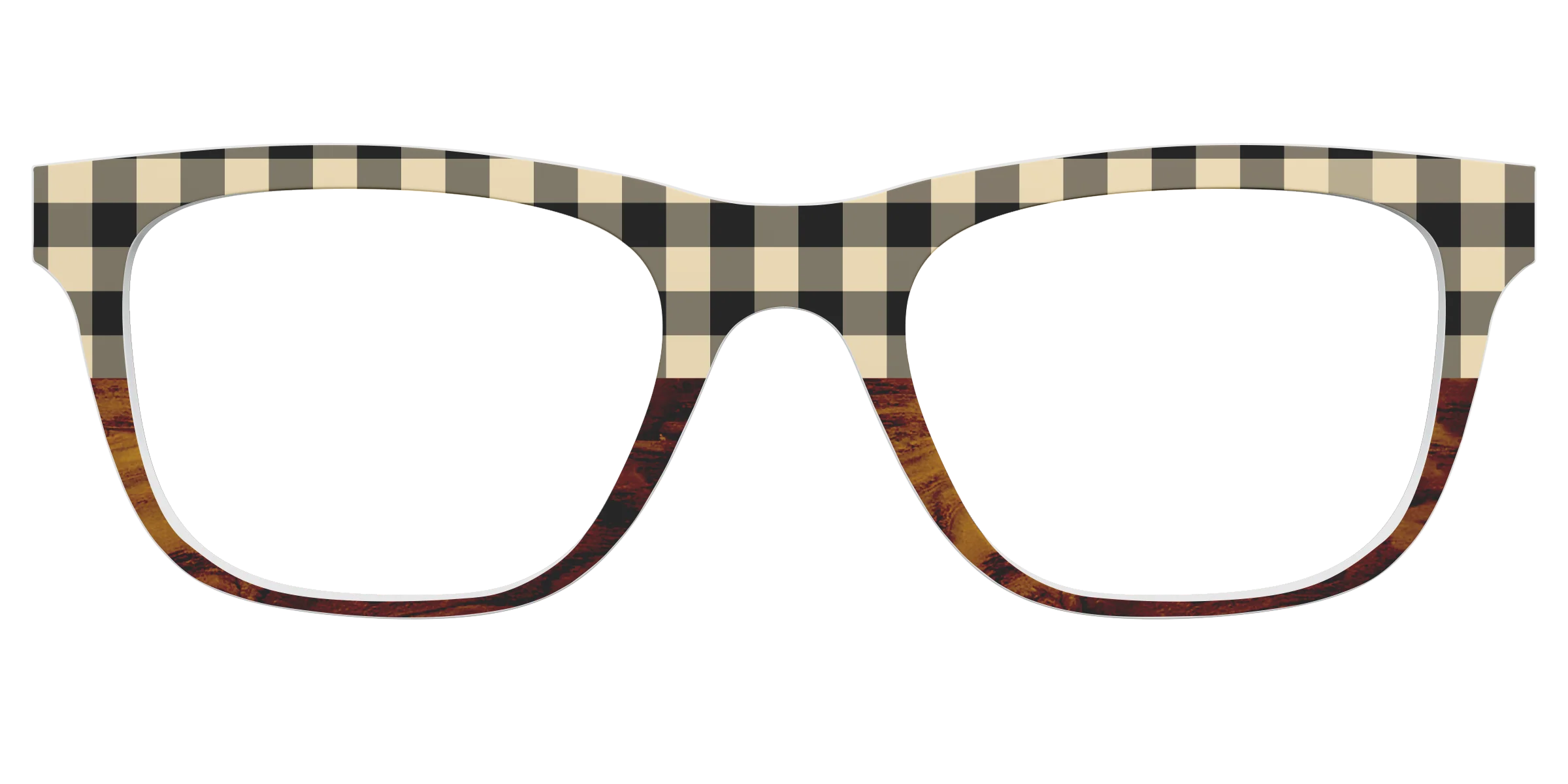 The Ivory Plaid Wood Split - Image 27