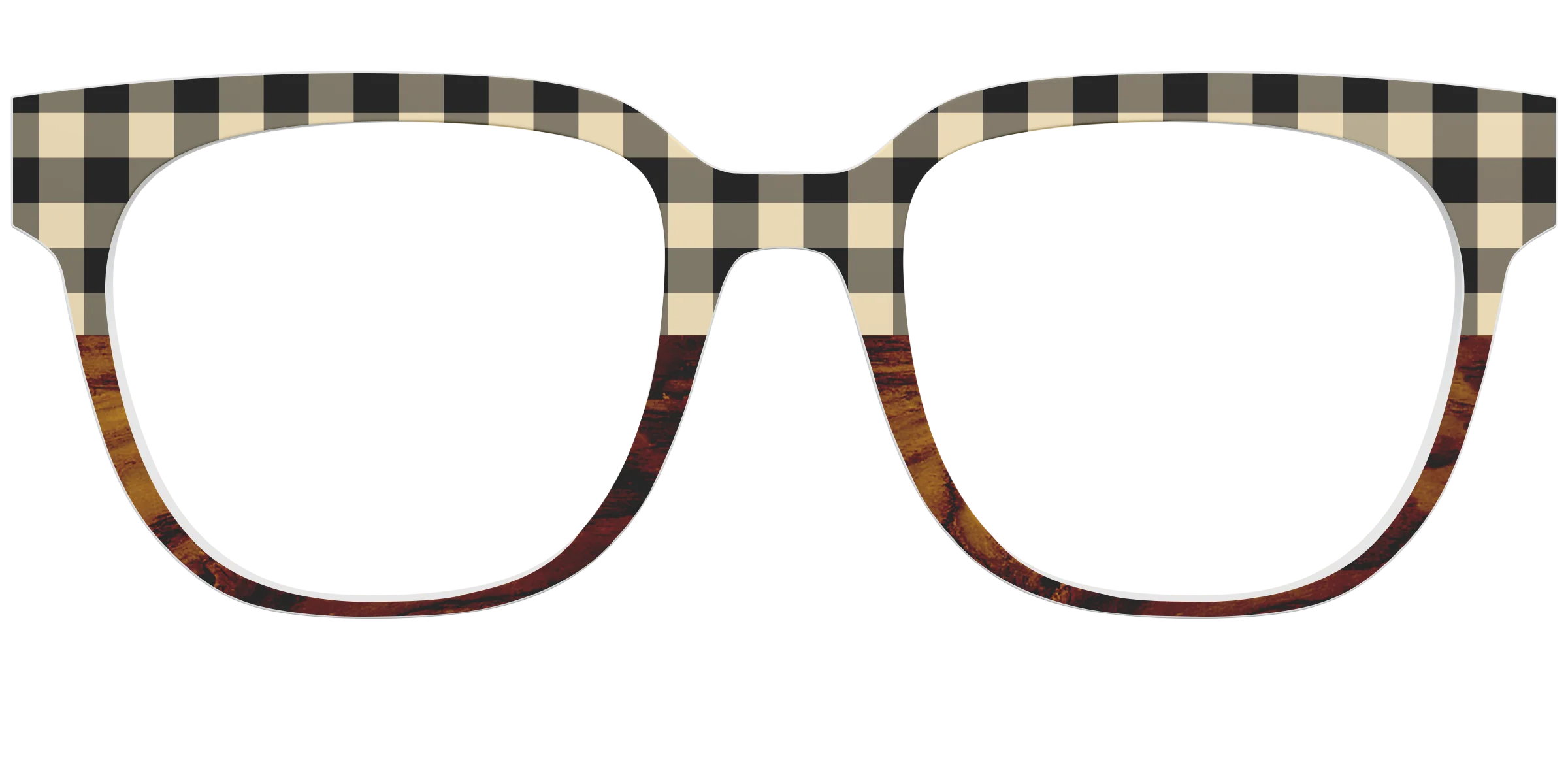 The Ivory Plaid Wood Split - Image 31