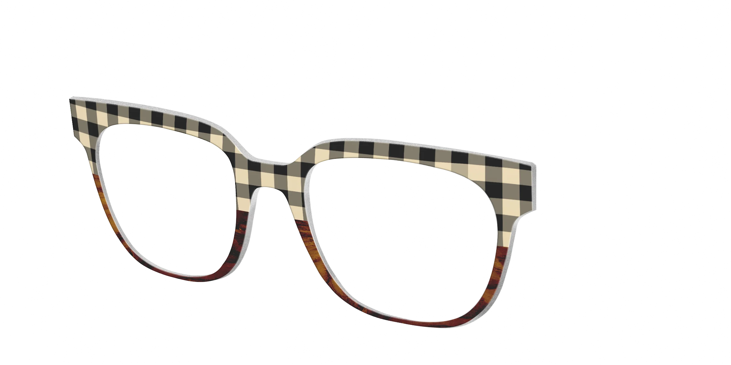 The Ivory Plaid Wood Split - Image 32