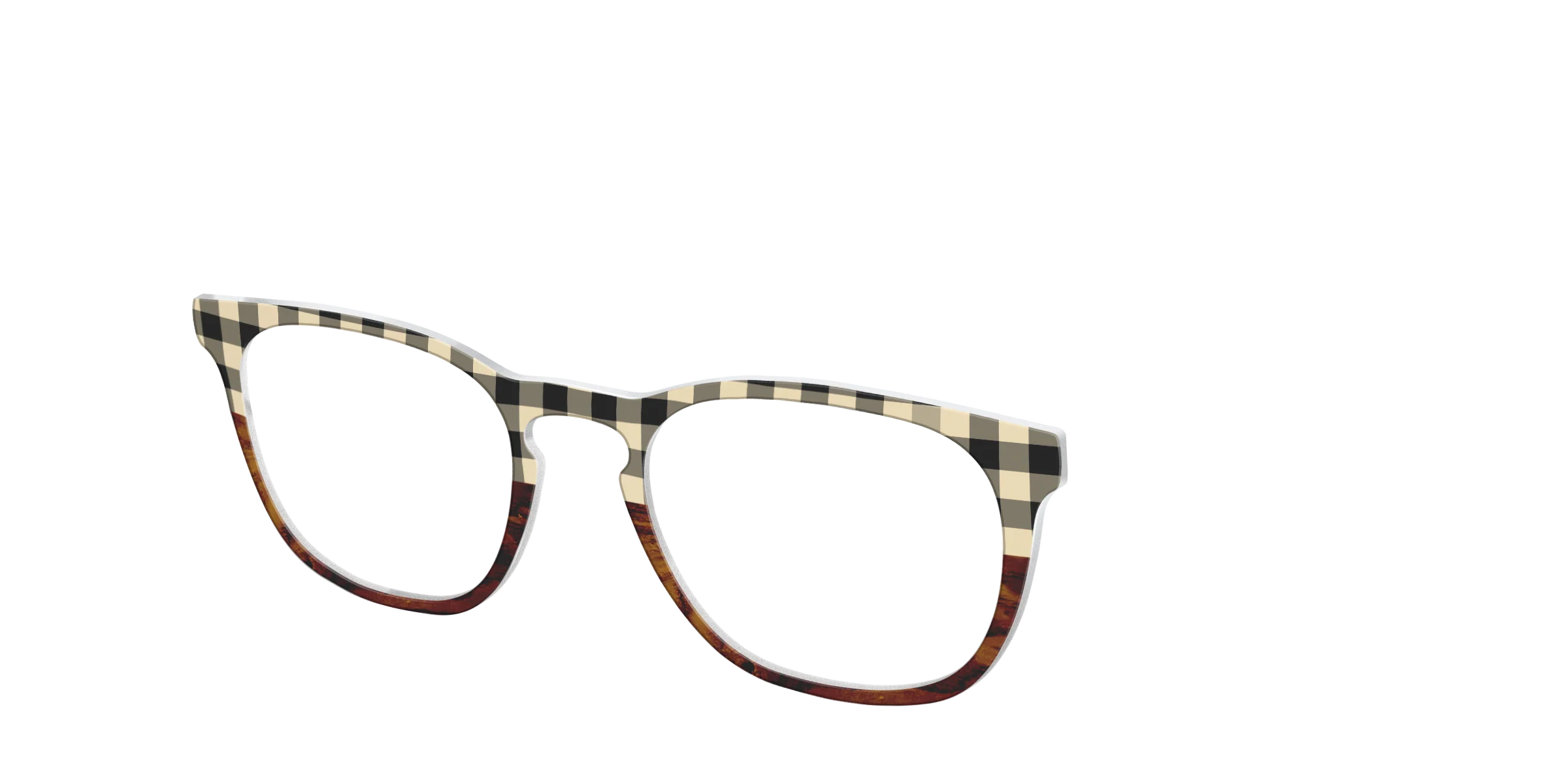 The Ivory Plaid Wood Split - Image 8