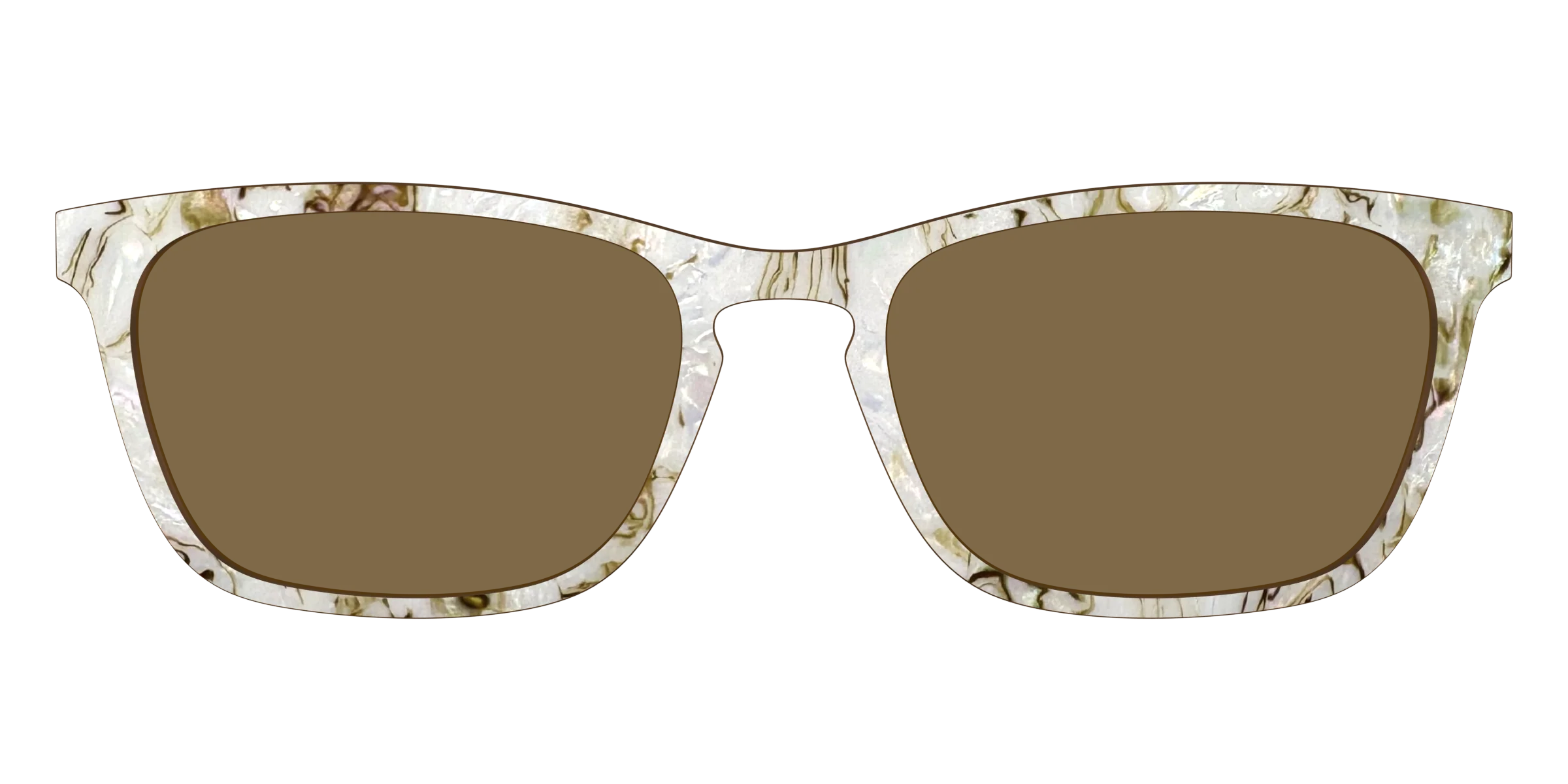 The Polarized Ivory Sand Pearl Shell Sun Top - Image 13
