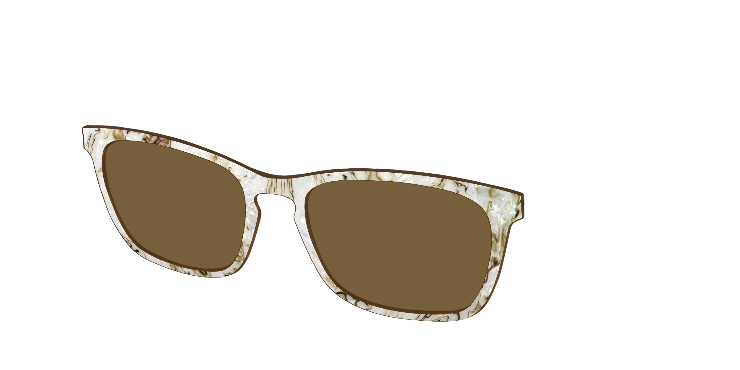The Polarized Ivory Sand Pearl Shell Sun Top - Image 14