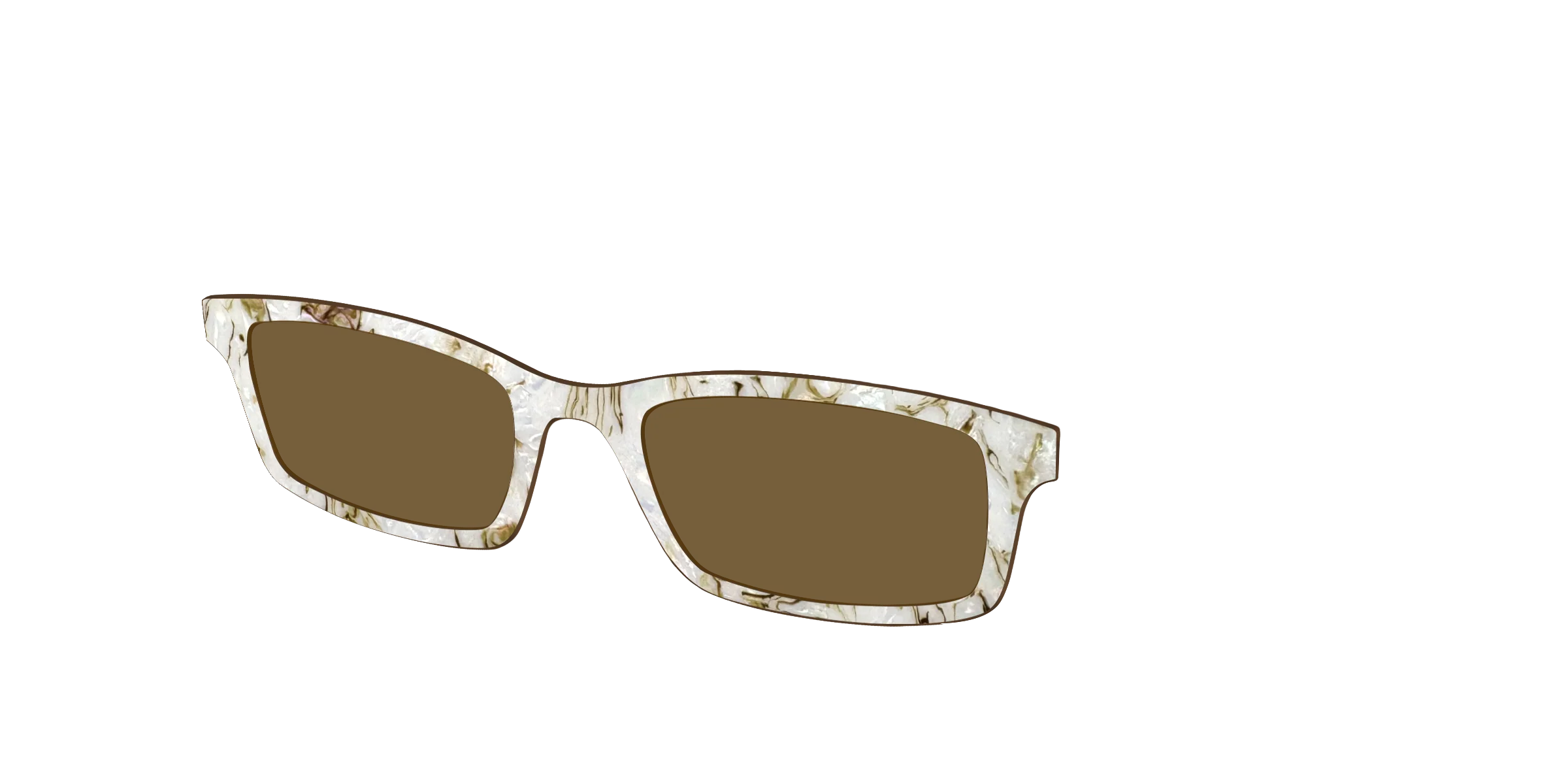The Polarized Ivory Sand Pearl Shell Sun Top - Image 2