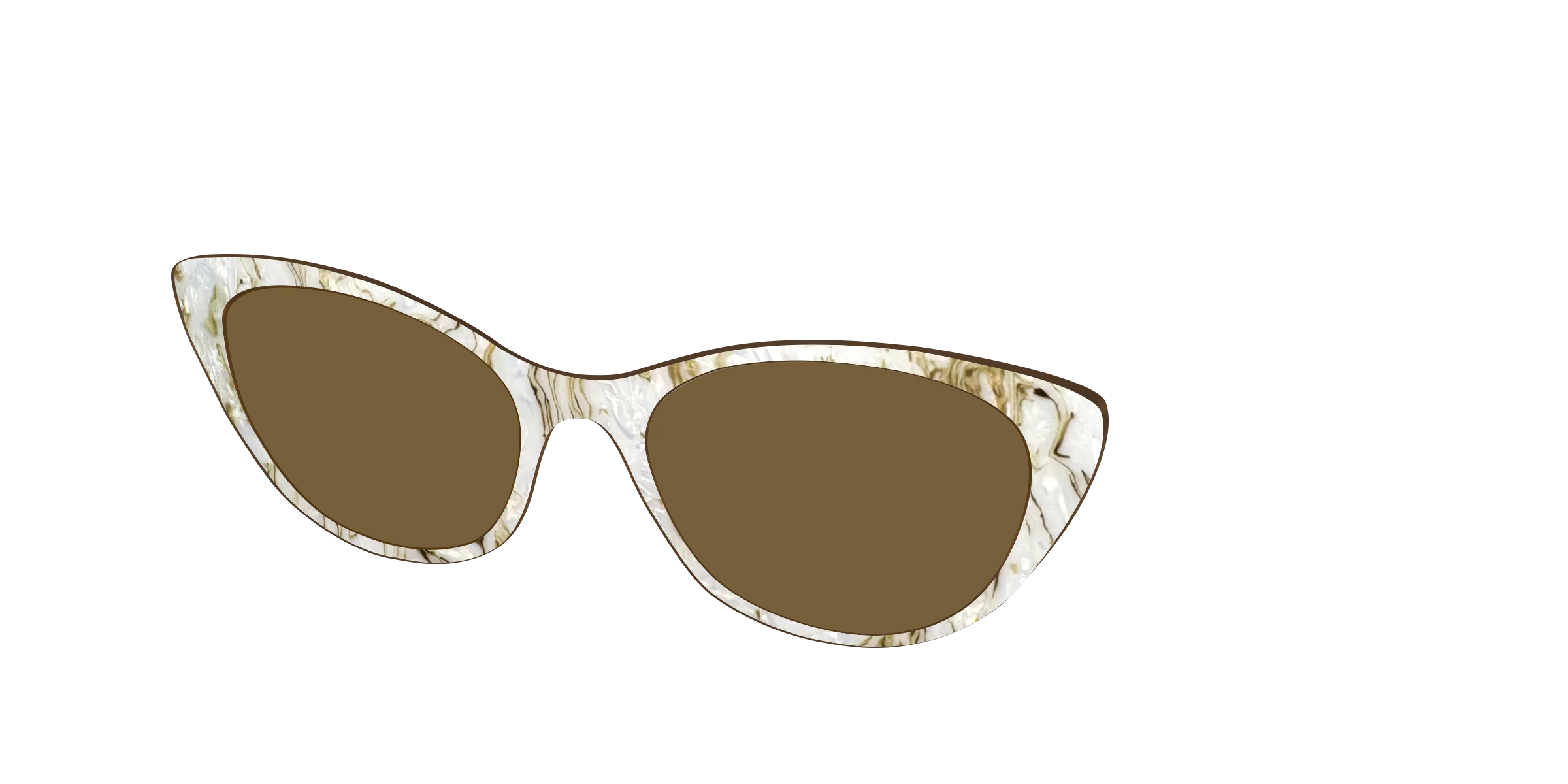 The Polarized Ivory Sand Pearl Shell Sun Top - Image 24