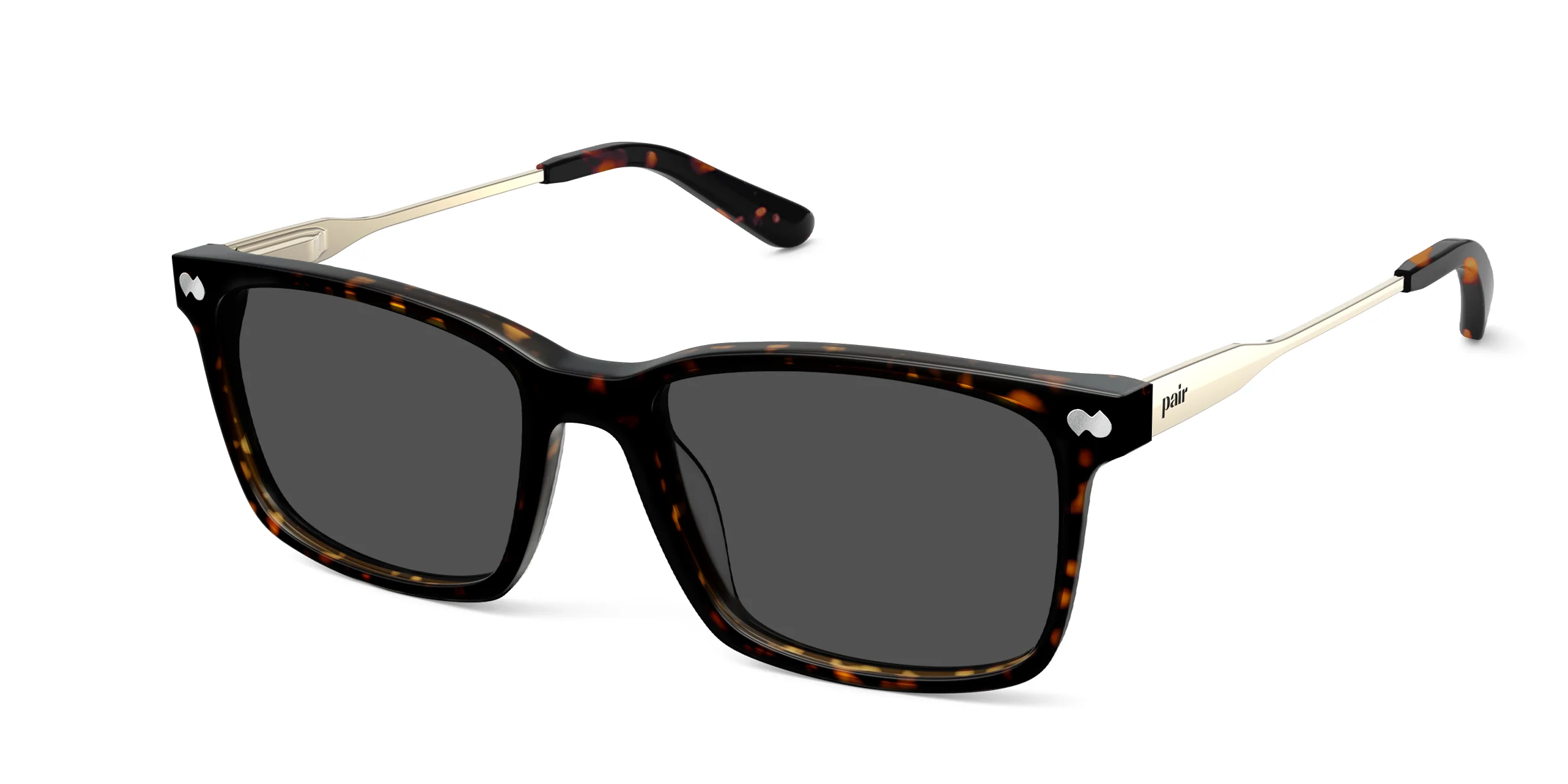The Kirby - Tortoise Acetate Gold Metal Sun