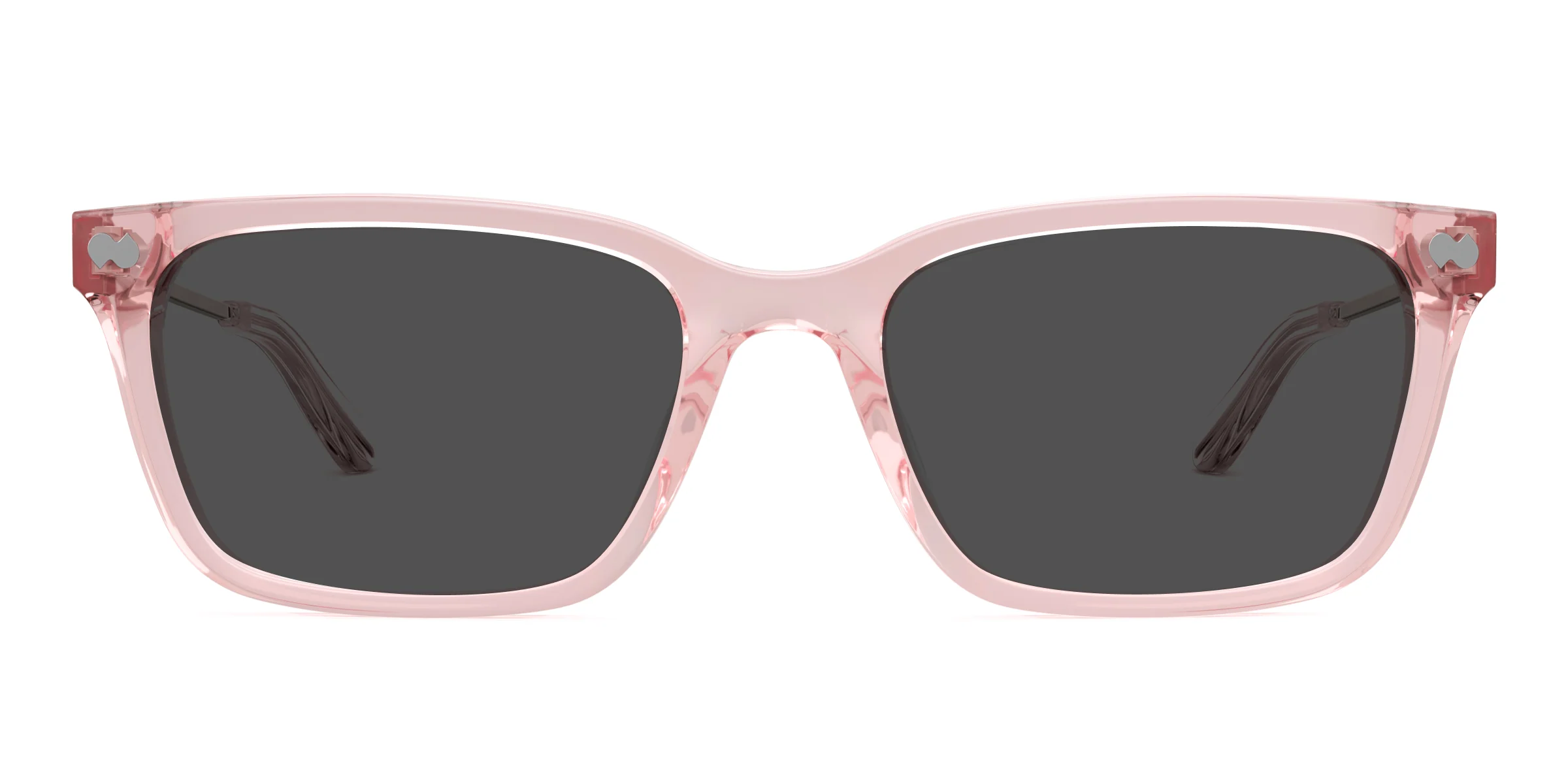 The Larkin - Pink Clear Acetate Rose Gold Metal Sun - Image 3