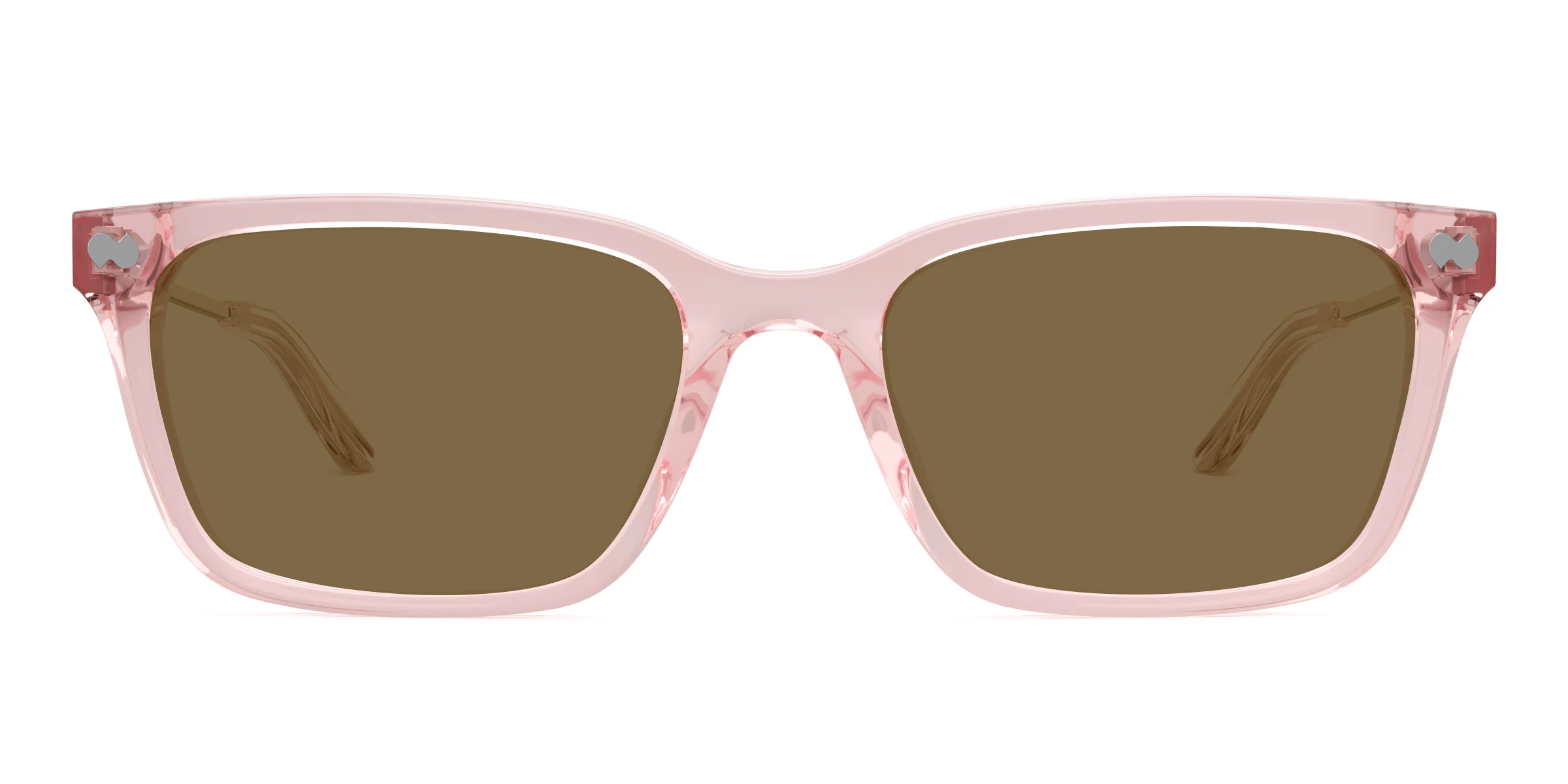 The Larkin - Pink Clear Acetate Rose Gold Metal Sun - Image 4
