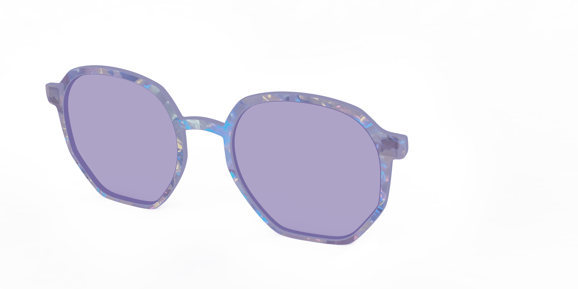 The Lavender Pearl Tort With Celestial Purple Lens - Image 60