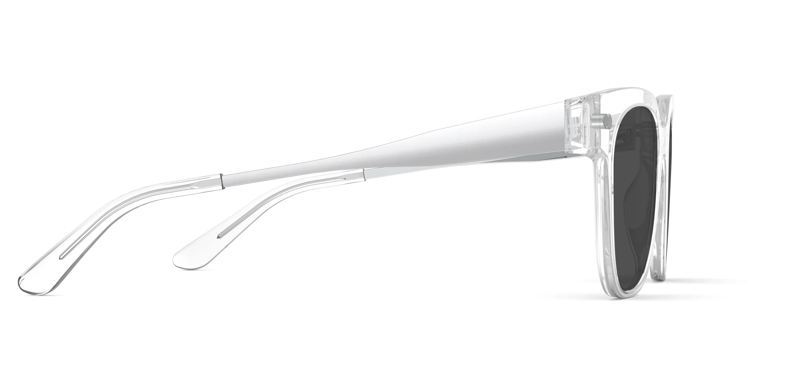 The Murphy - Crystal Clear Acetate Silver Metal Sun - Image 5