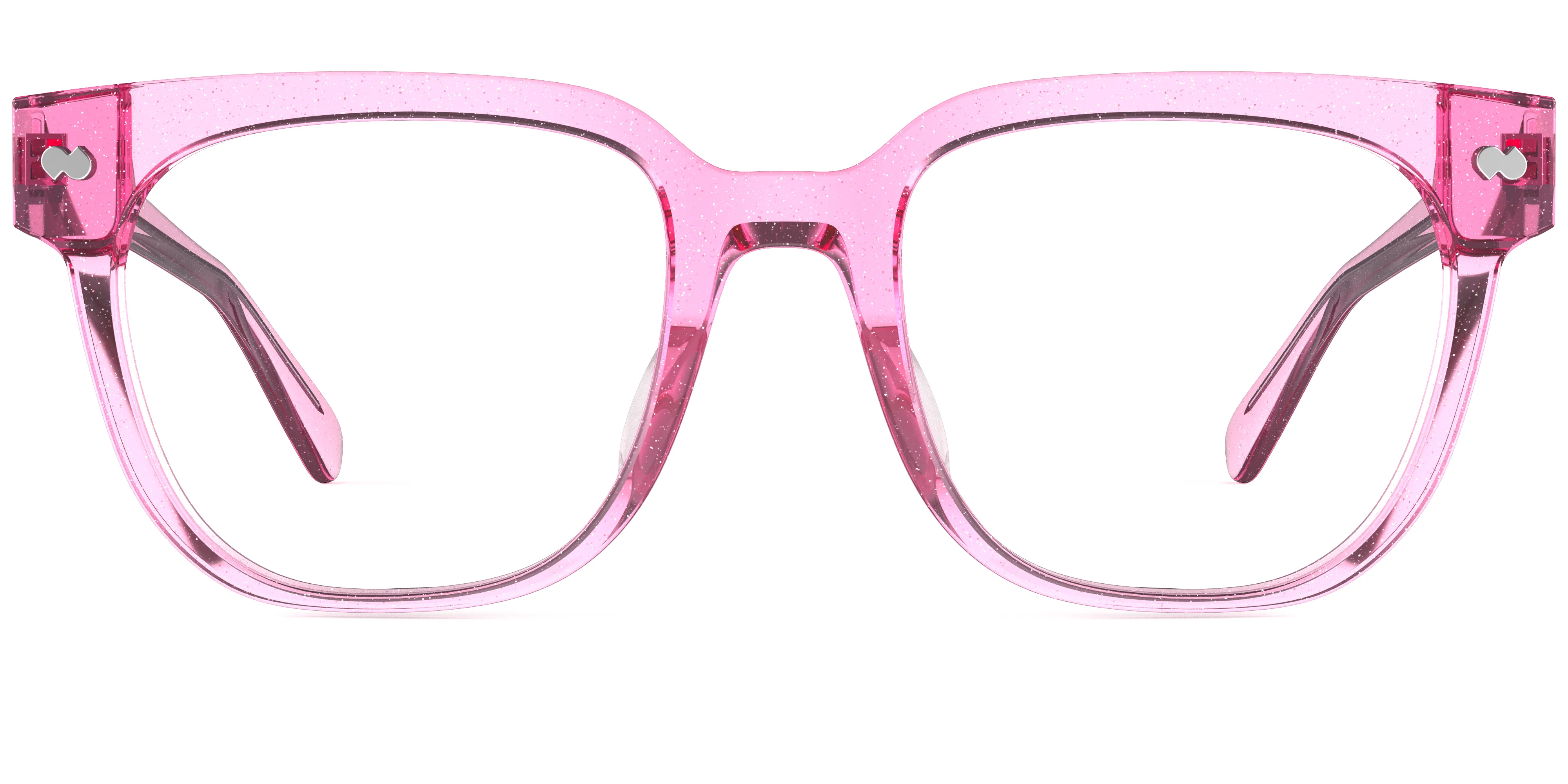 The Murphy - Pink Glitter Clear