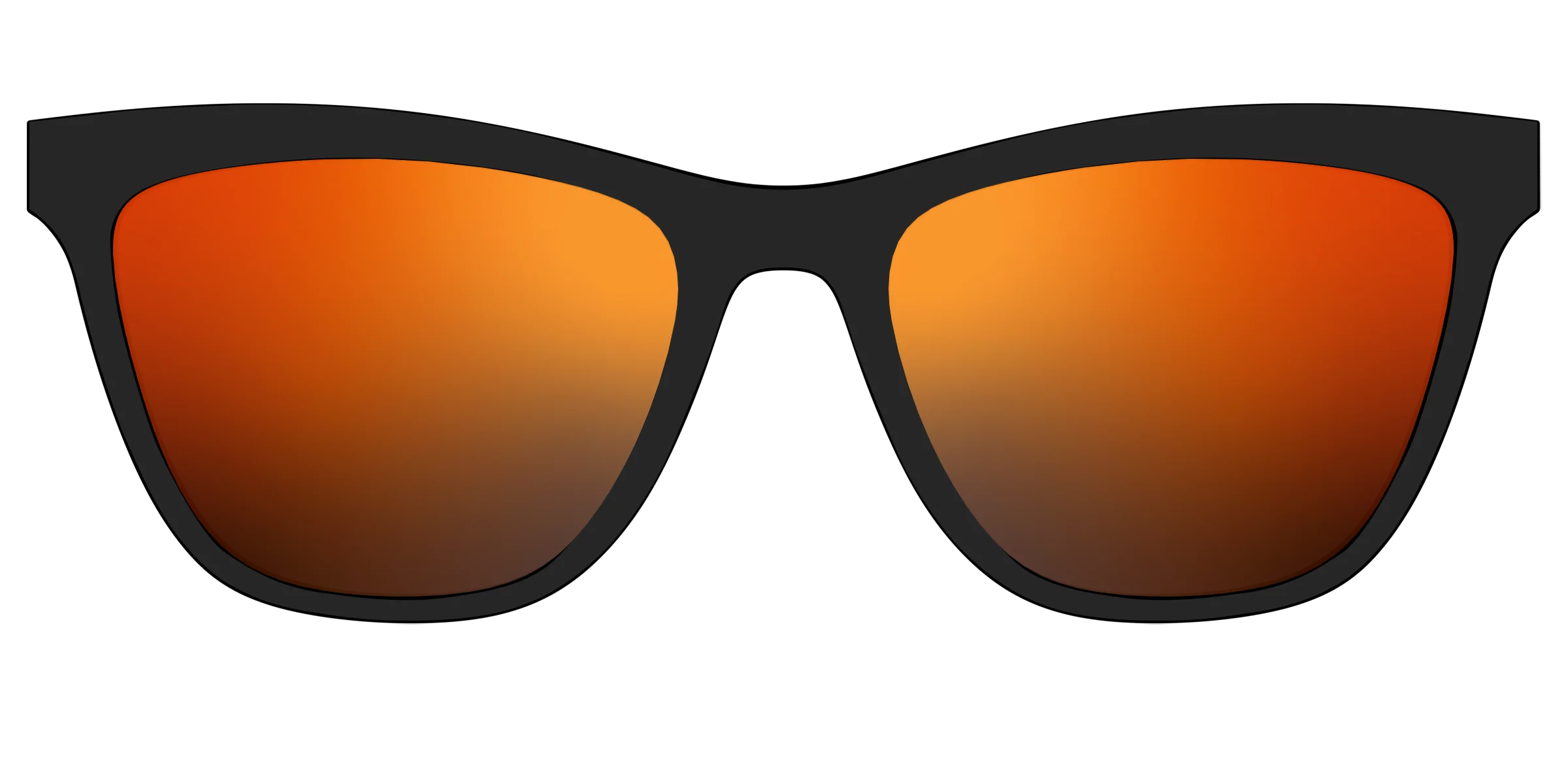 The Polarized Orange Reflective Sun Top - Image 15