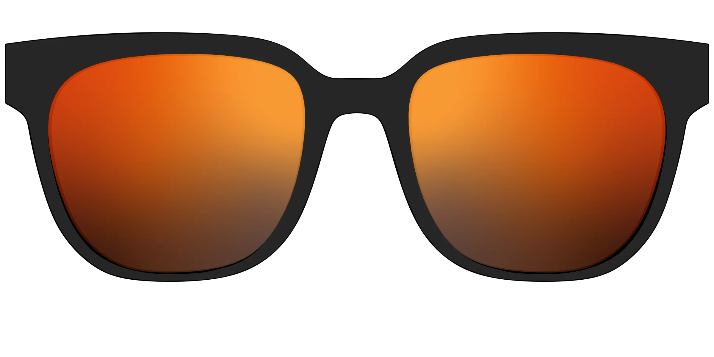 The Polarized Orange Reflective Sun Top - Image 16