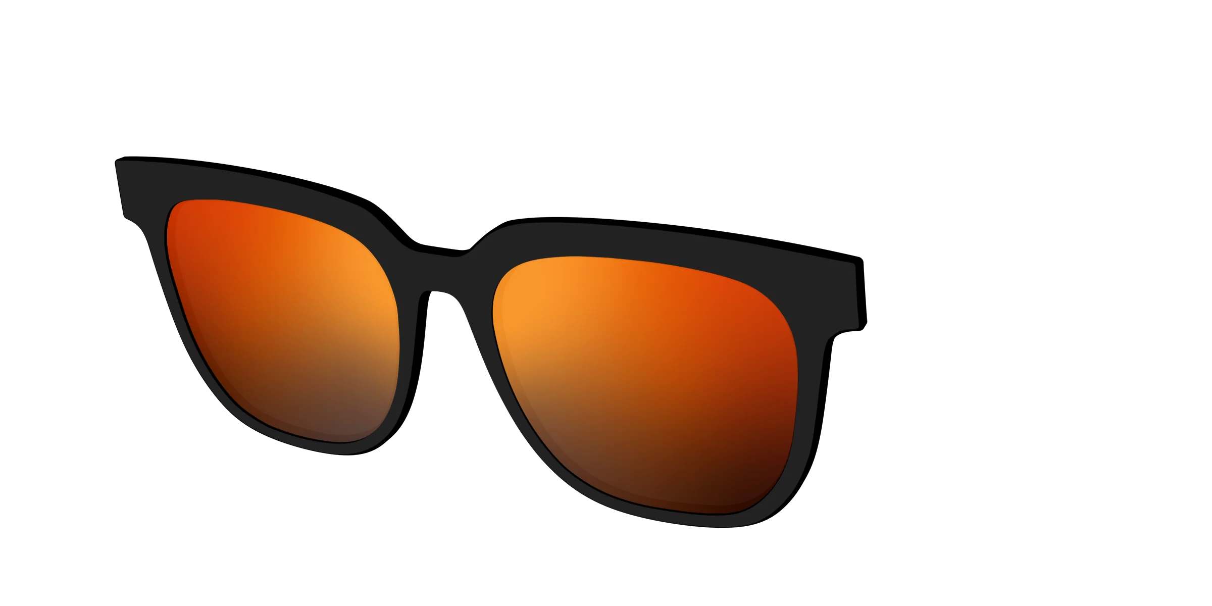 The Polarized Orange Reflective Sun Top - Image 20