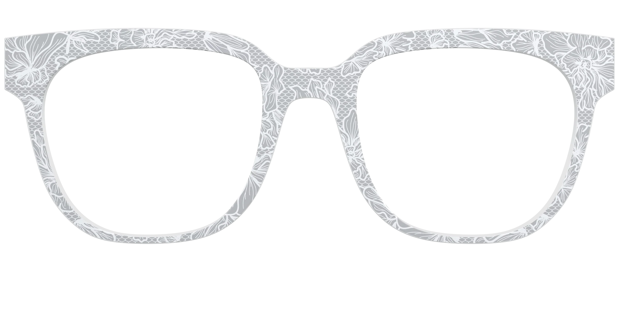 The Pale Gray Floral Lace - Image 25