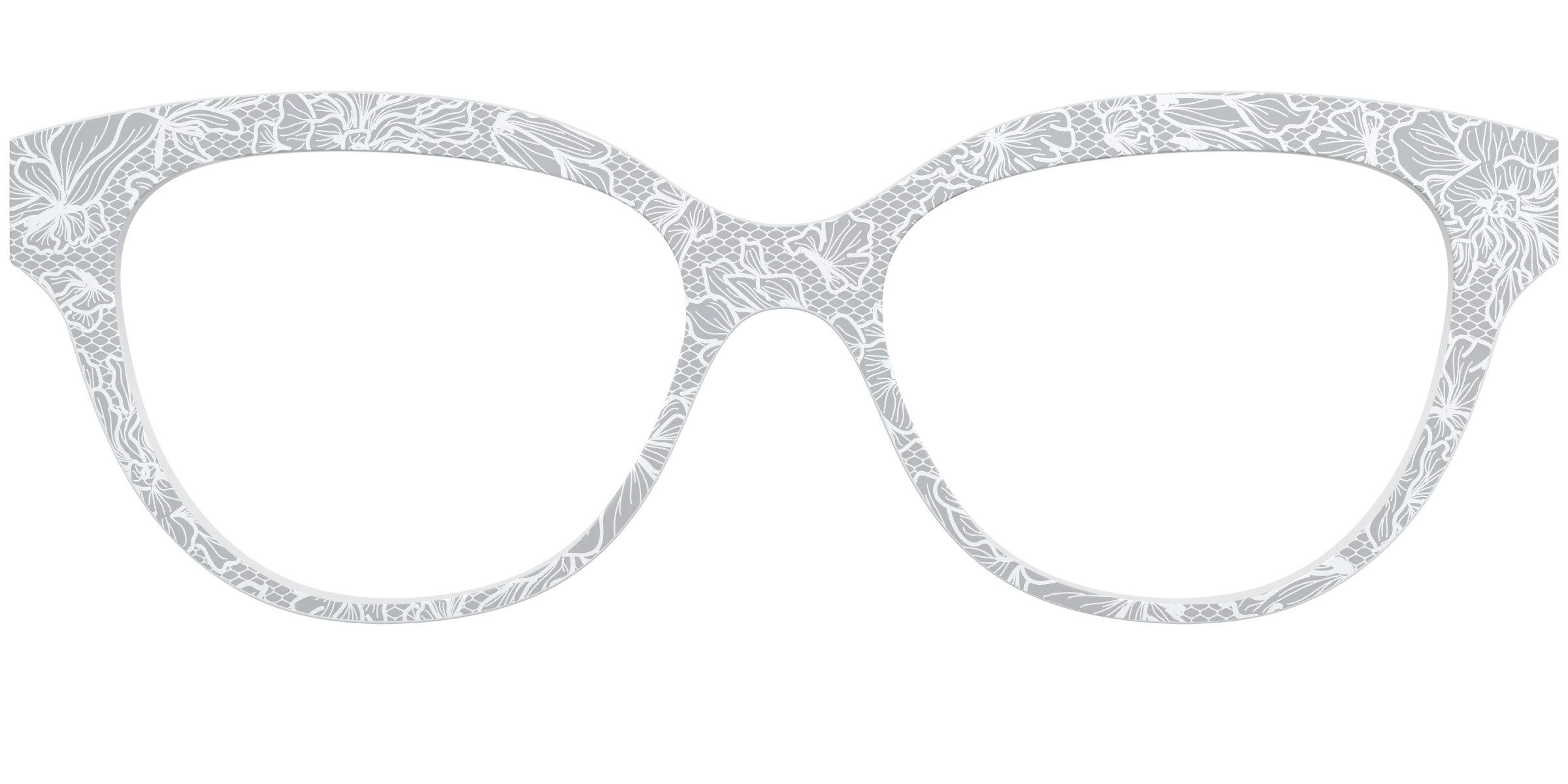 The Pale Gray Floral Lace - Image 26