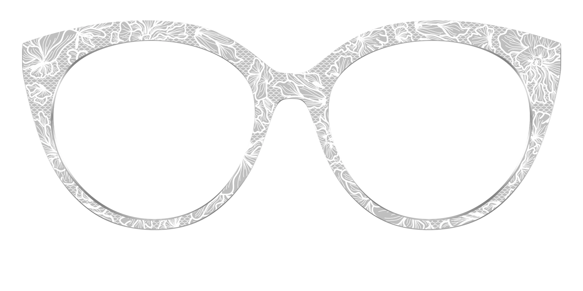The Pale Gray Floral Lace - Image 34