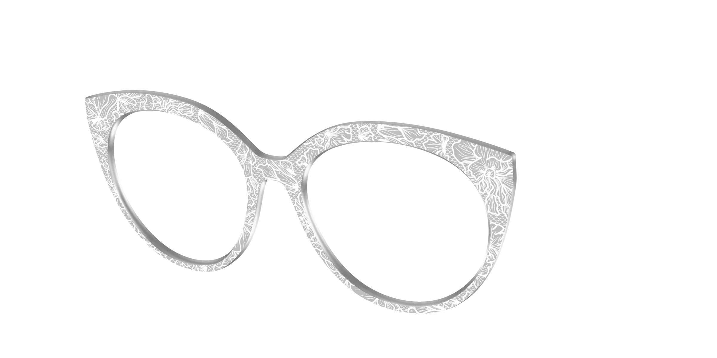 The Pale Gray Floral Lace - Image 35