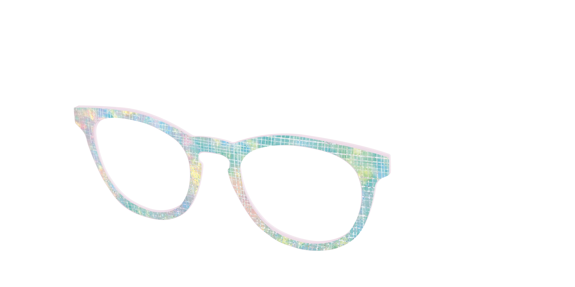 The Pastel Gradient with Holographic Hatching - Image 4