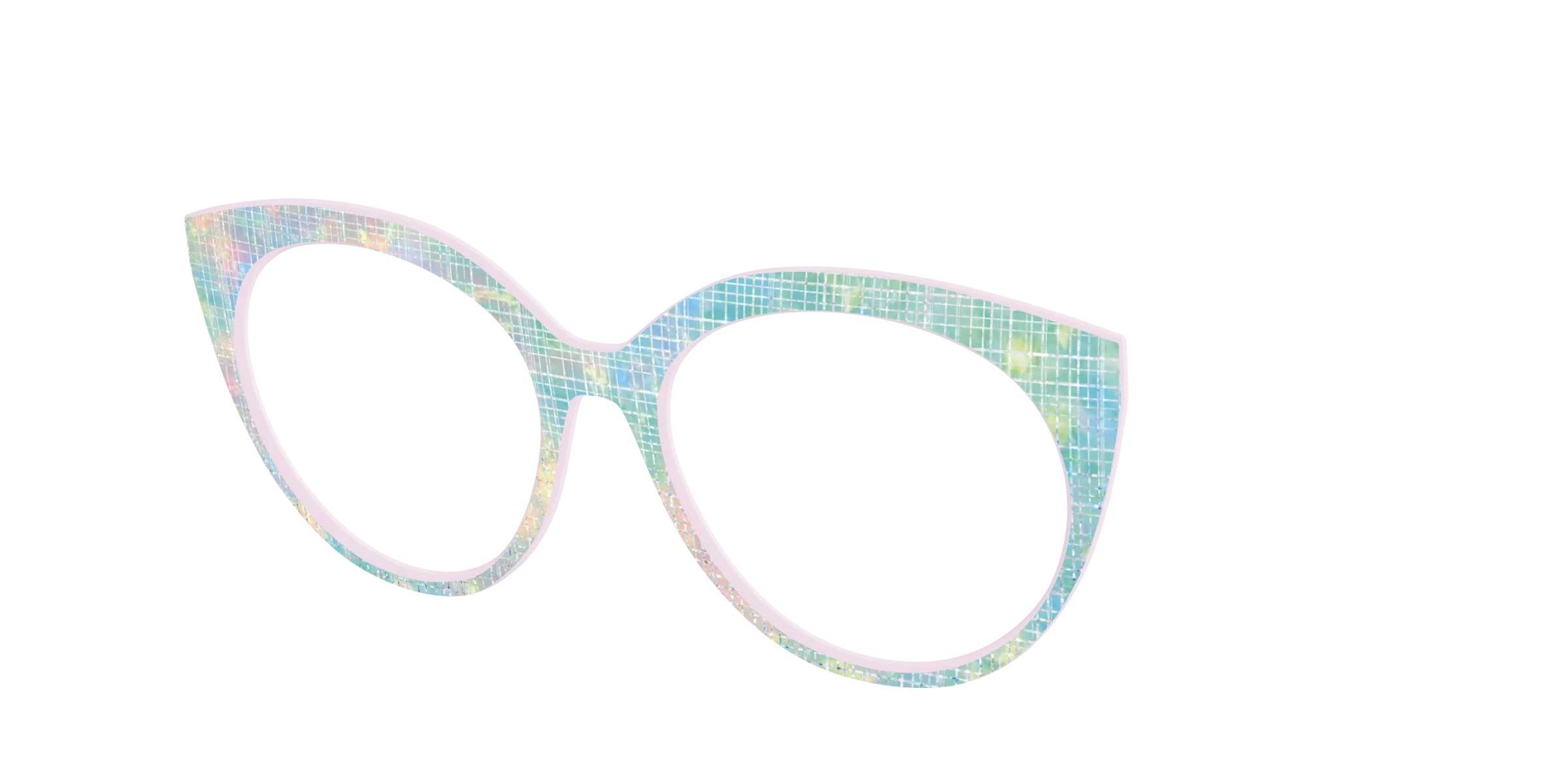 The Pastel Gradient with Holographic Hatching - Image 44