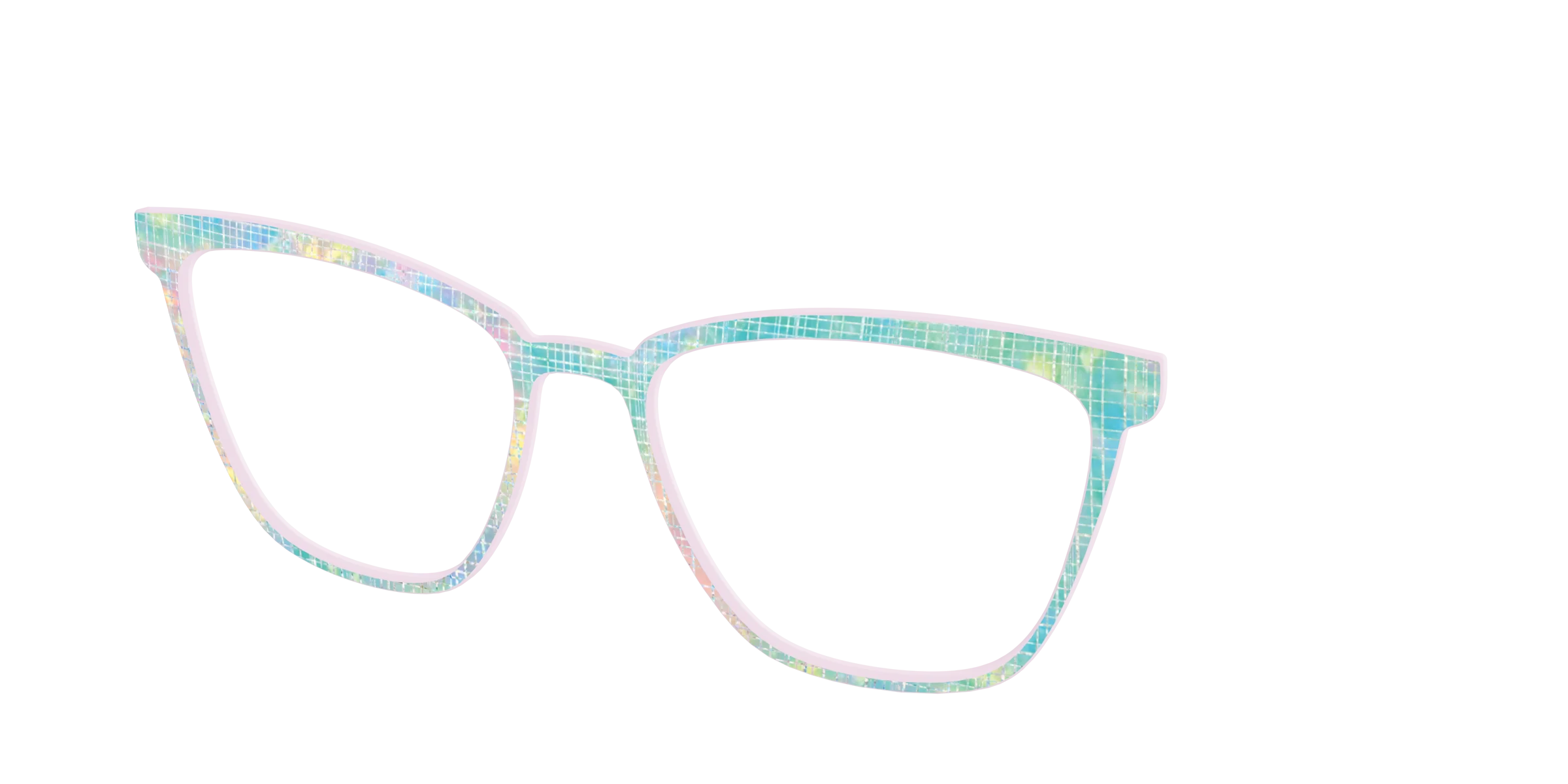 The Pastel Gradient with Holographic Hatching - Image 58