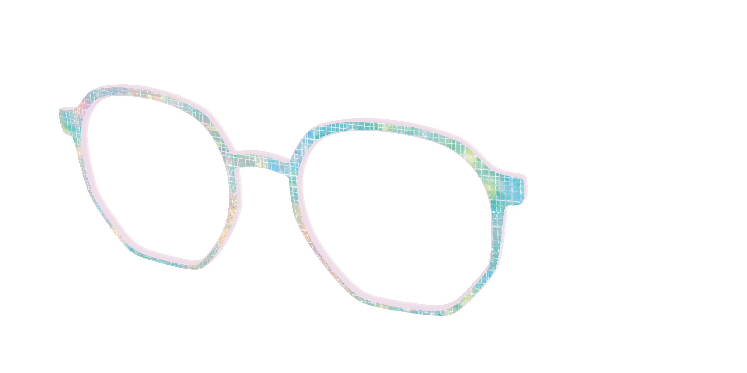 The Pastel Gradient with Holographic Hatching - Image 60