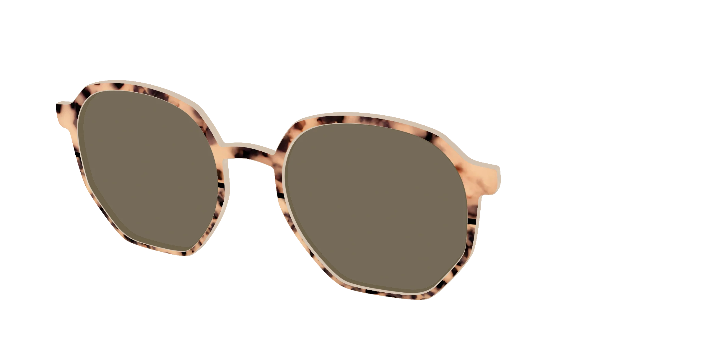 The Polarized Bisque Tortoise Split Sun Top - Image 60