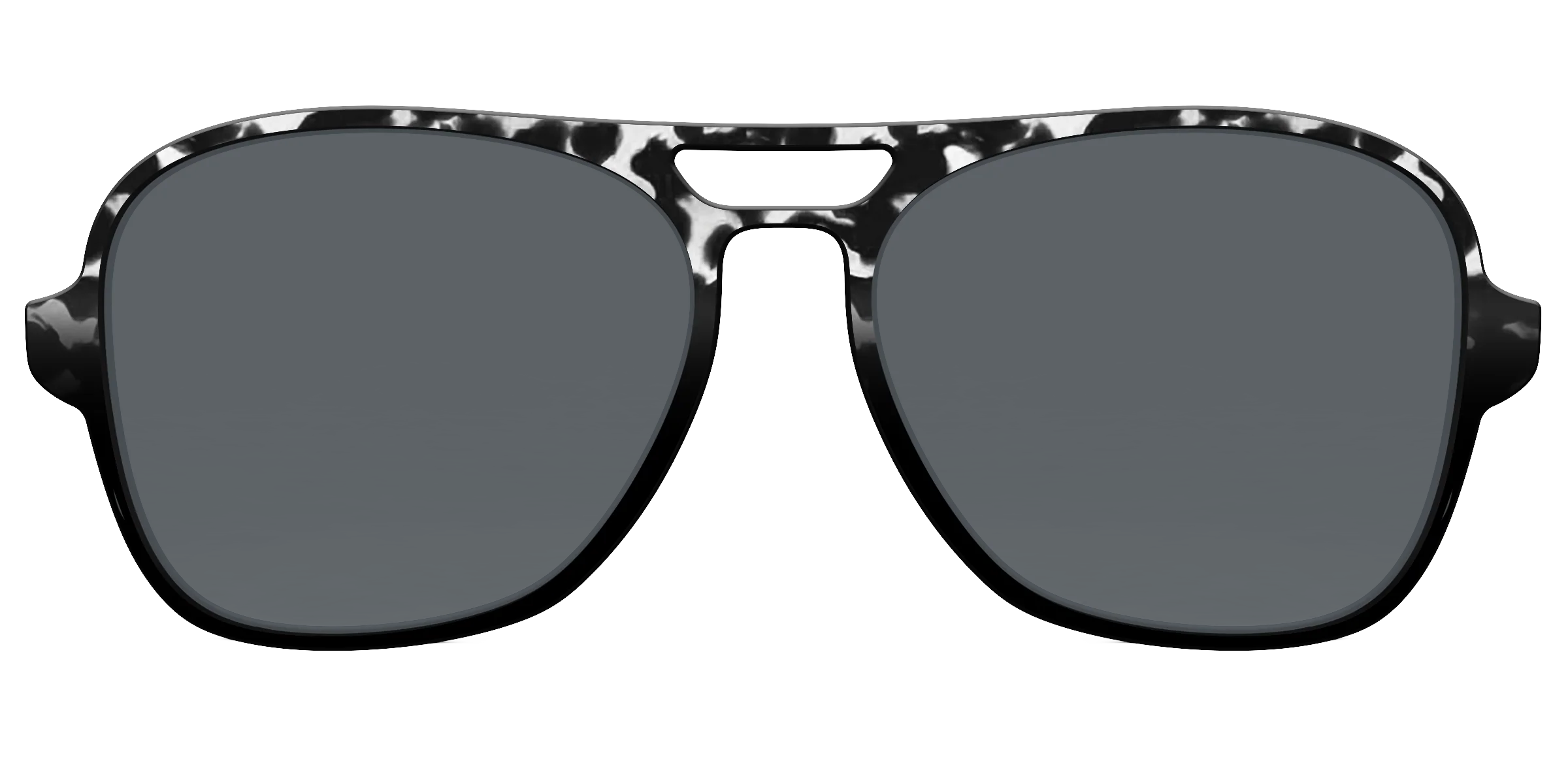 The Polarized Bold Black & White Tortoise Sun Top - Image 51
