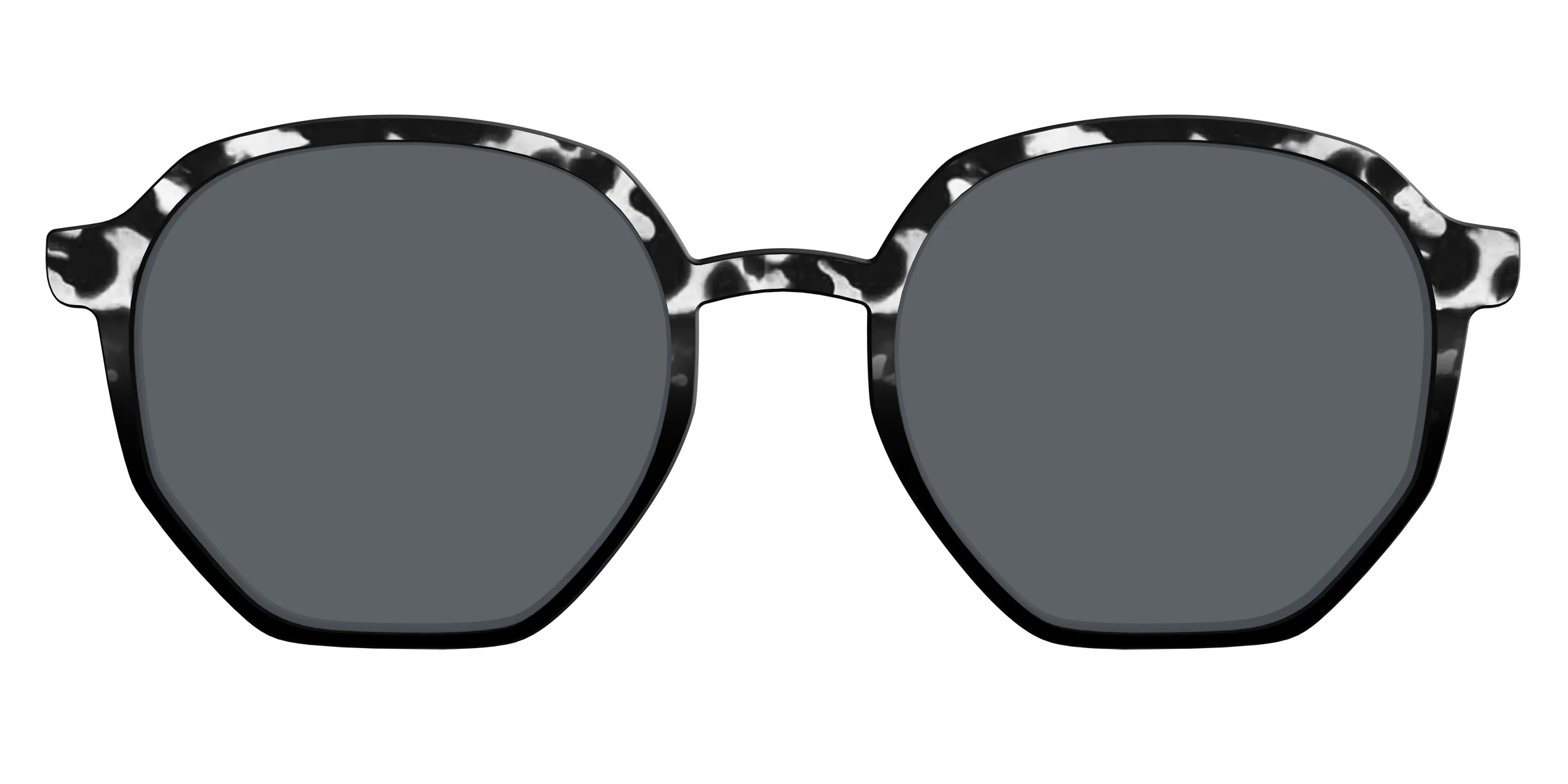 The Polarized Bold Black & White Tortoise Sun Top - Image 59